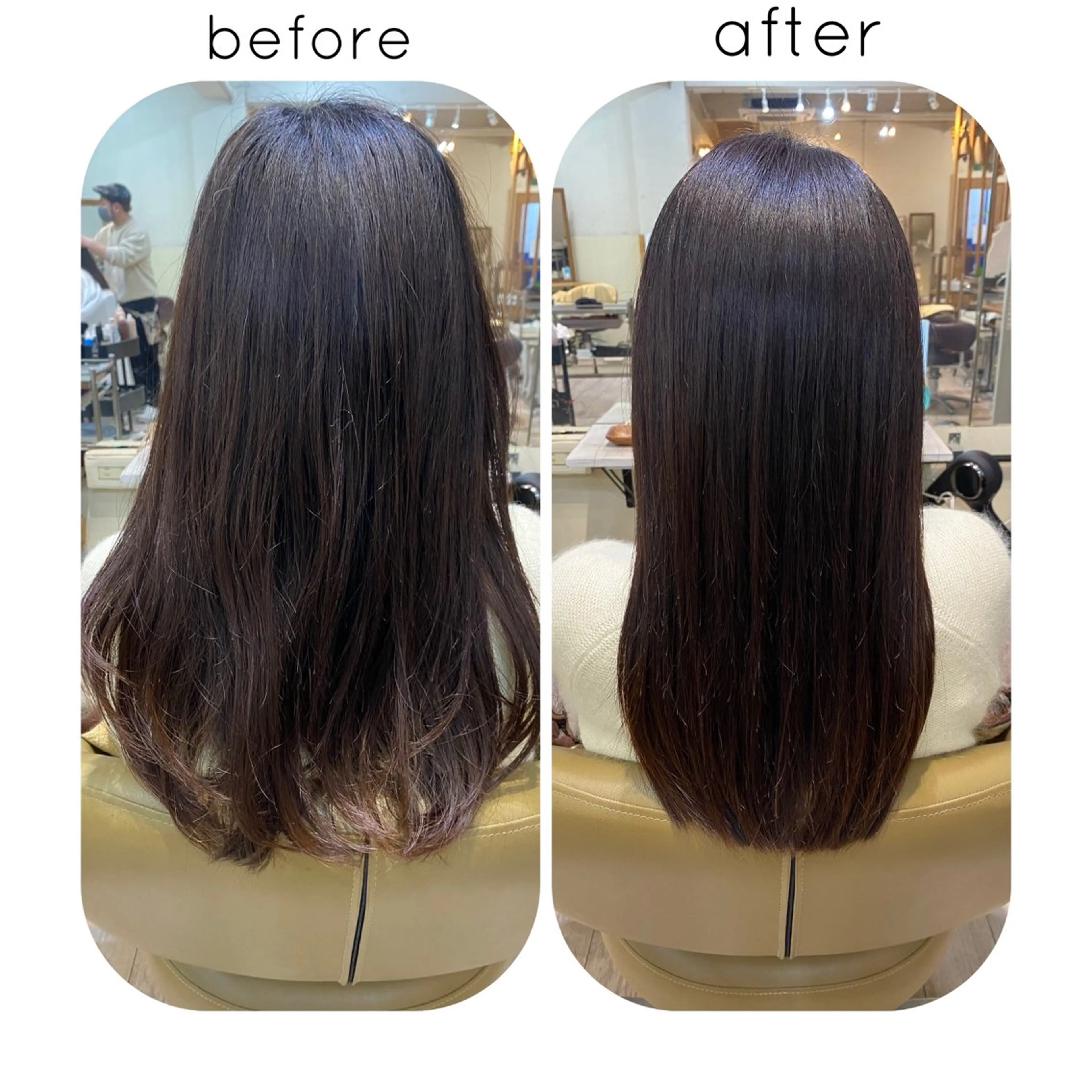 ロング 茅野 あゆ美のヘアスタイル