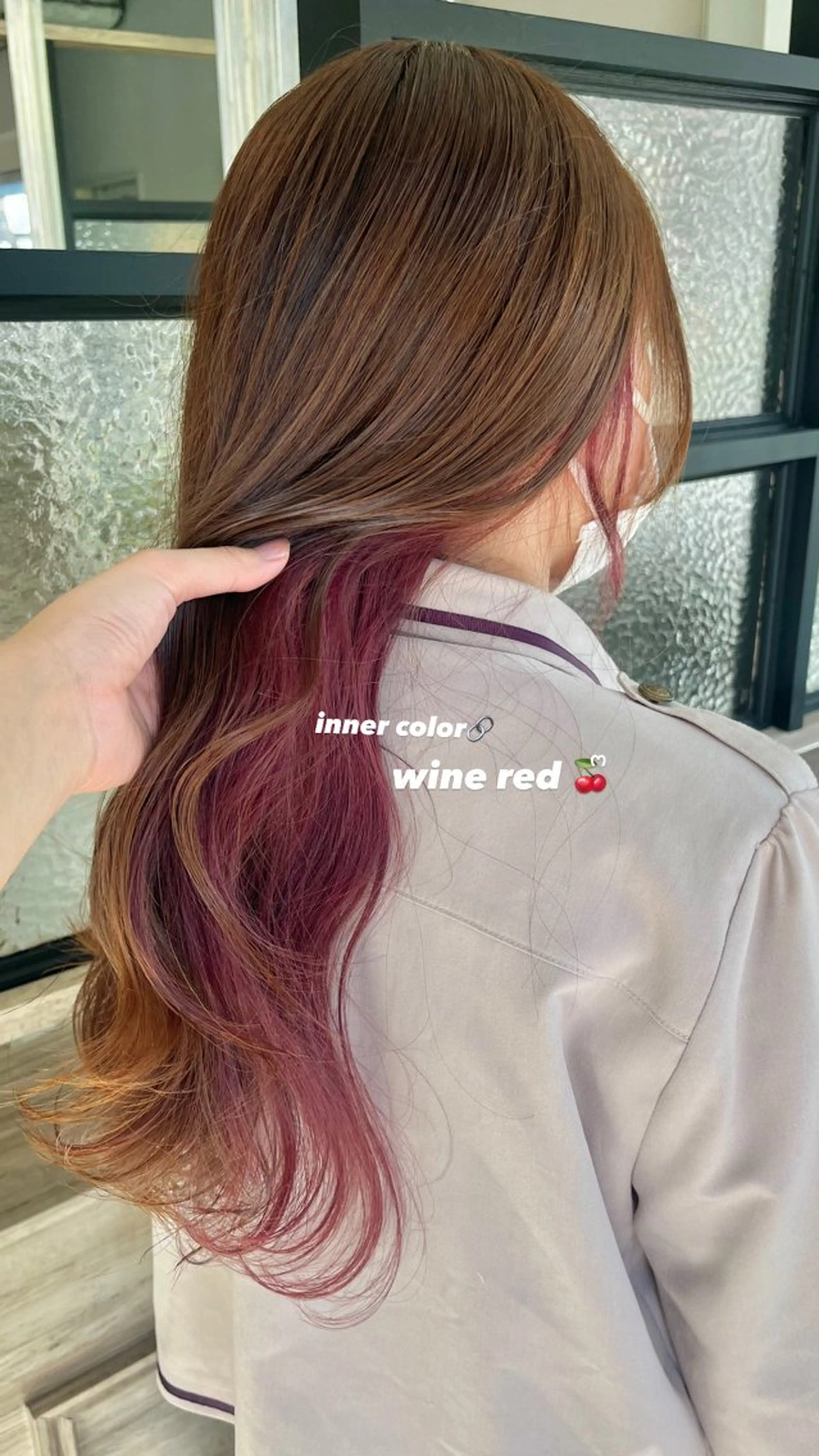 ロング カラー ヘアカラー トリートメント ブリーチなしダブル カラー/なぎ🦖ᩚのヘアスタイル