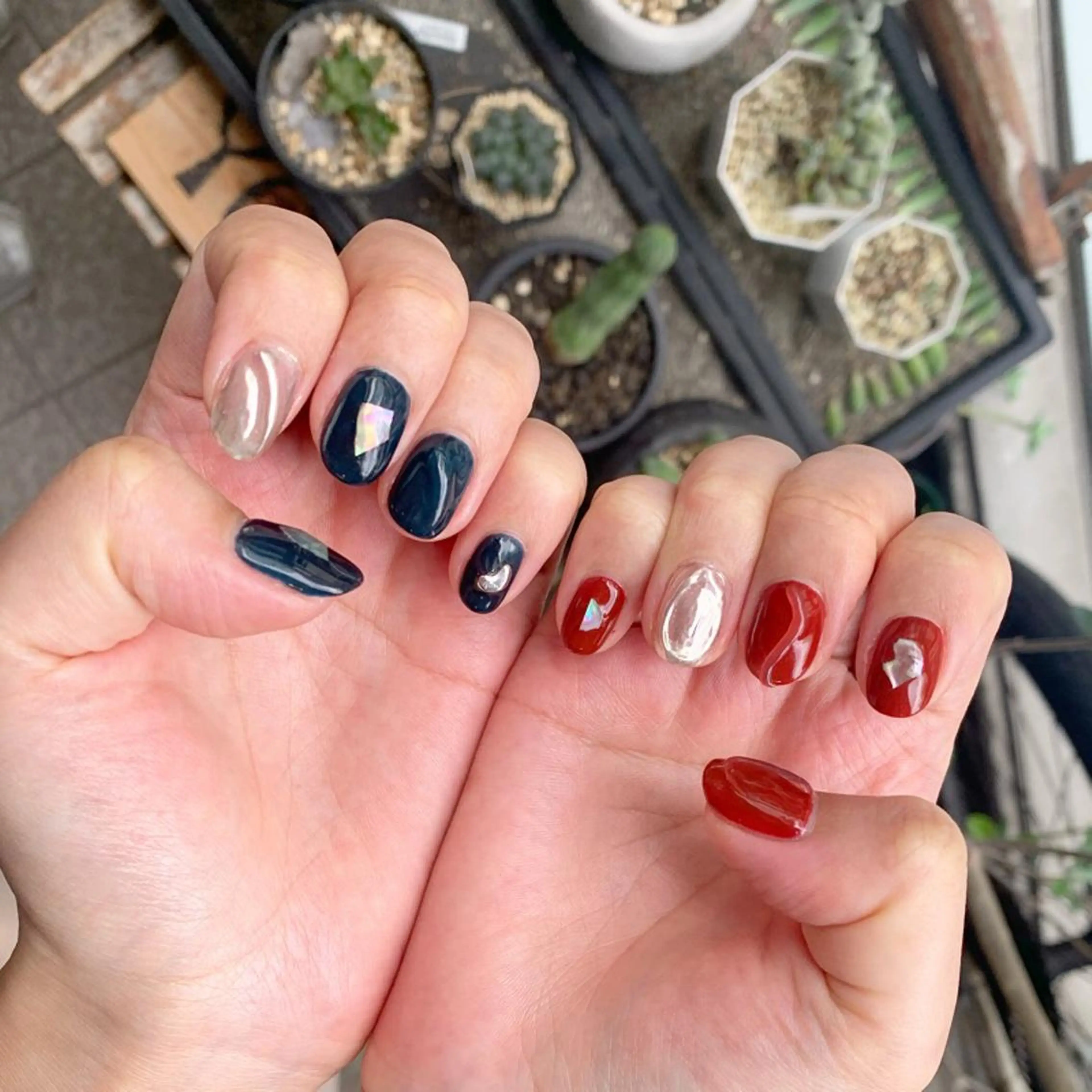 ショート ネイル 鎌田 麻梨奈のネイルデザイン