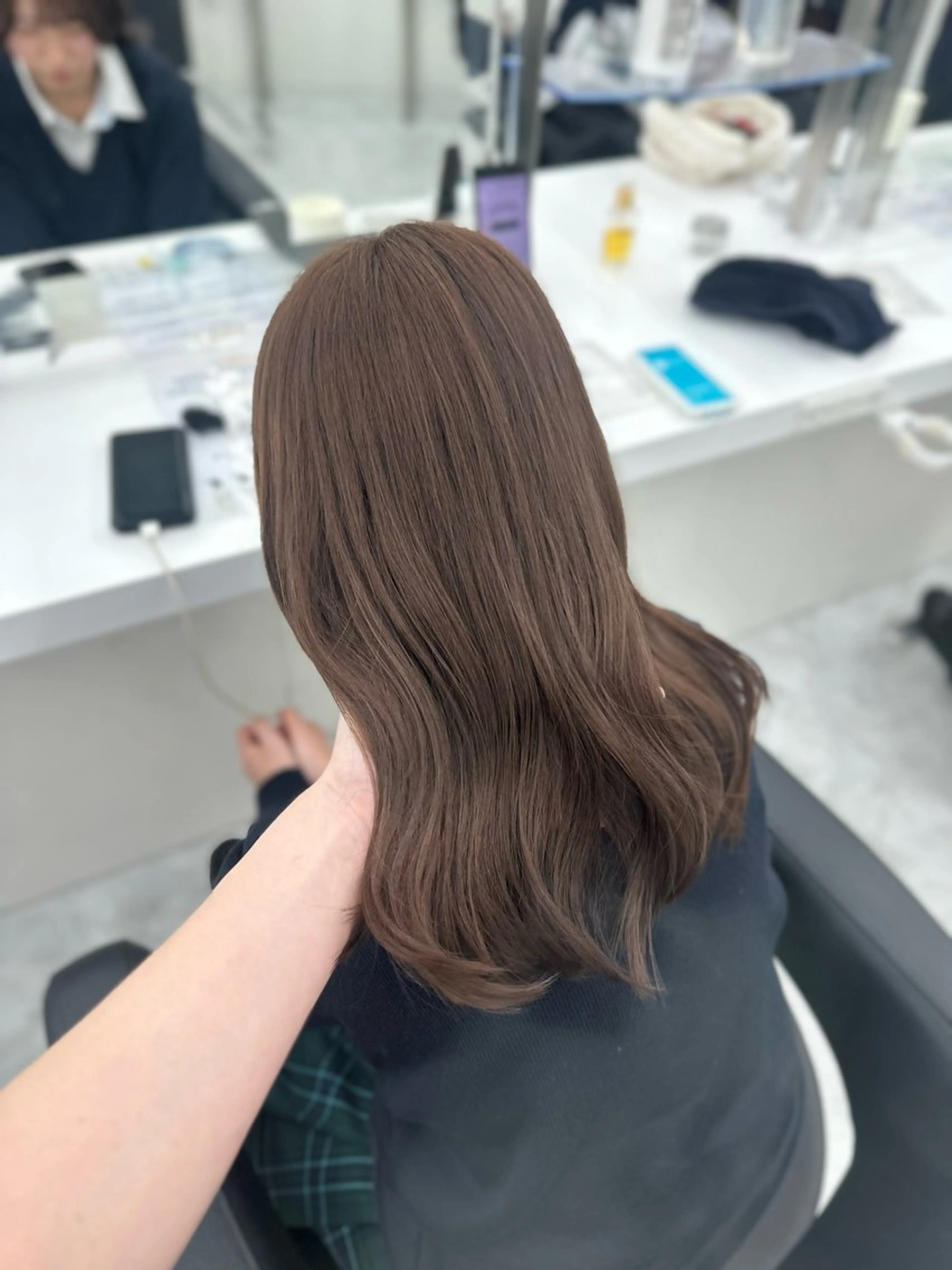 ミディアム カラー ヘアカラー トリートメント ヘッドスパ ヘアセット ガーリーstyle ❤︎misaki🏹のヘアスタイル