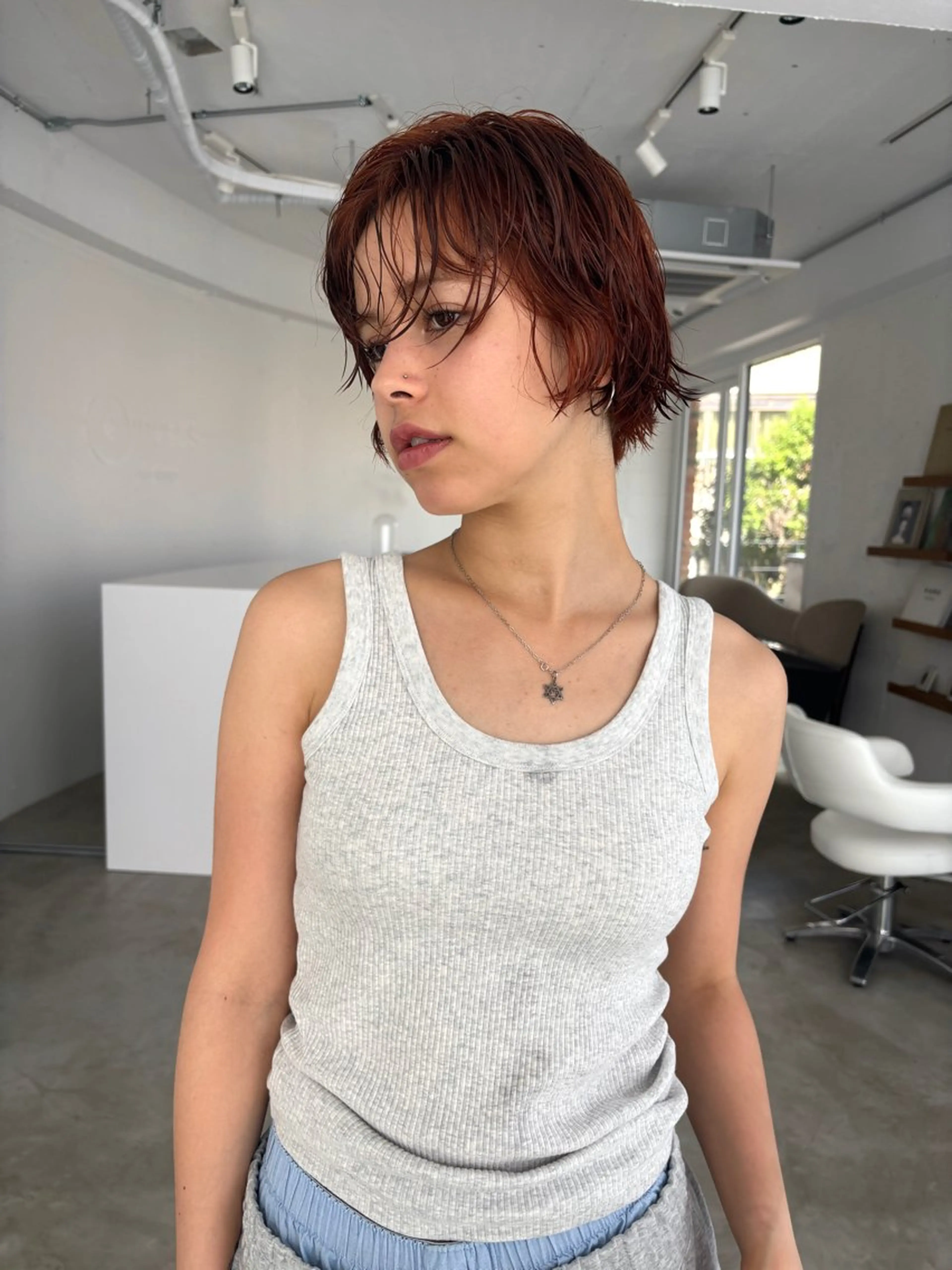 ショート パーマ 薬院浄水通/ショート /ボブ/rukaのヘアスタイル