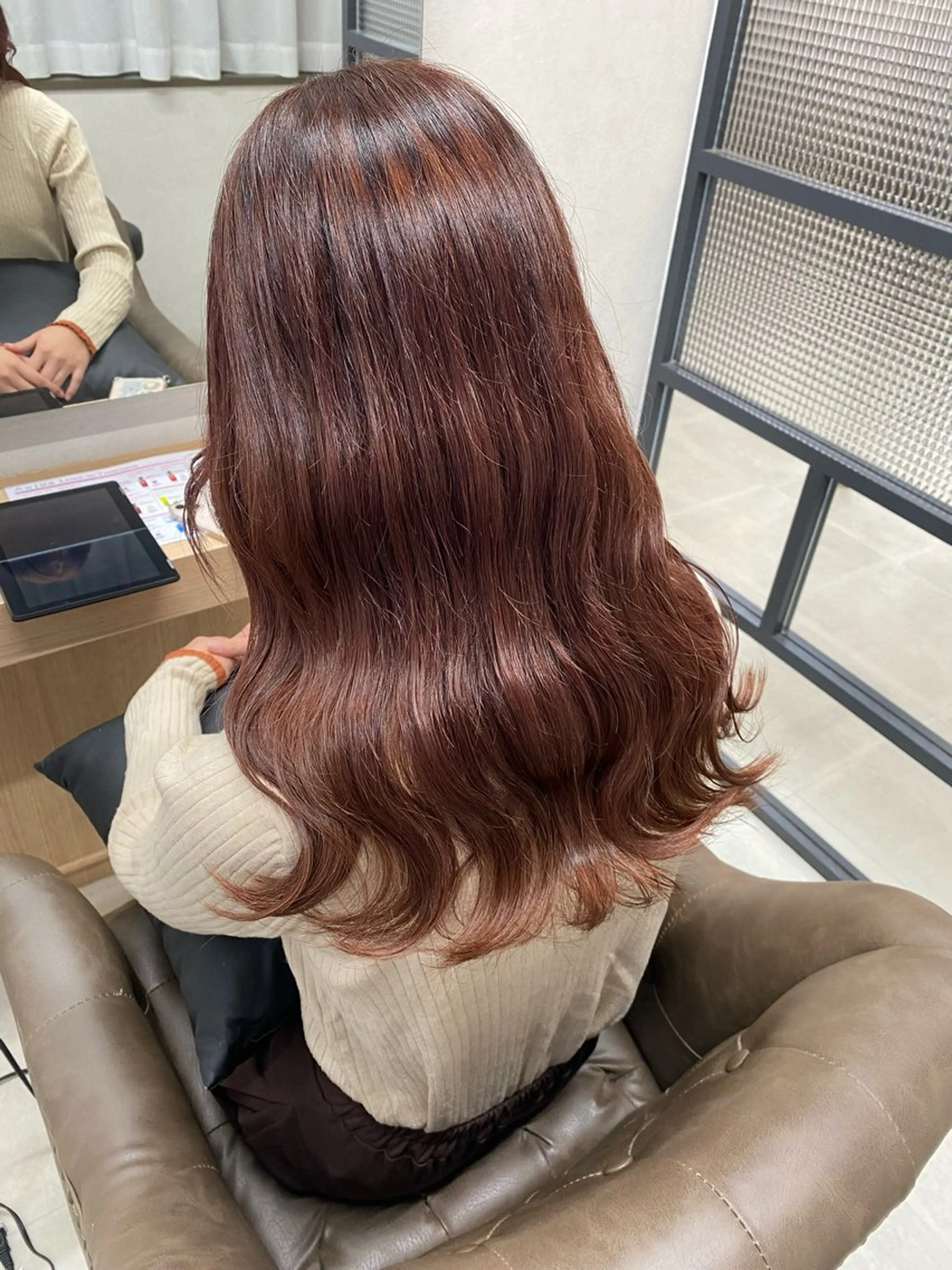 セミロング ヘアカラー トリートメント HARUKA🍒 toccaのヘアスタイル