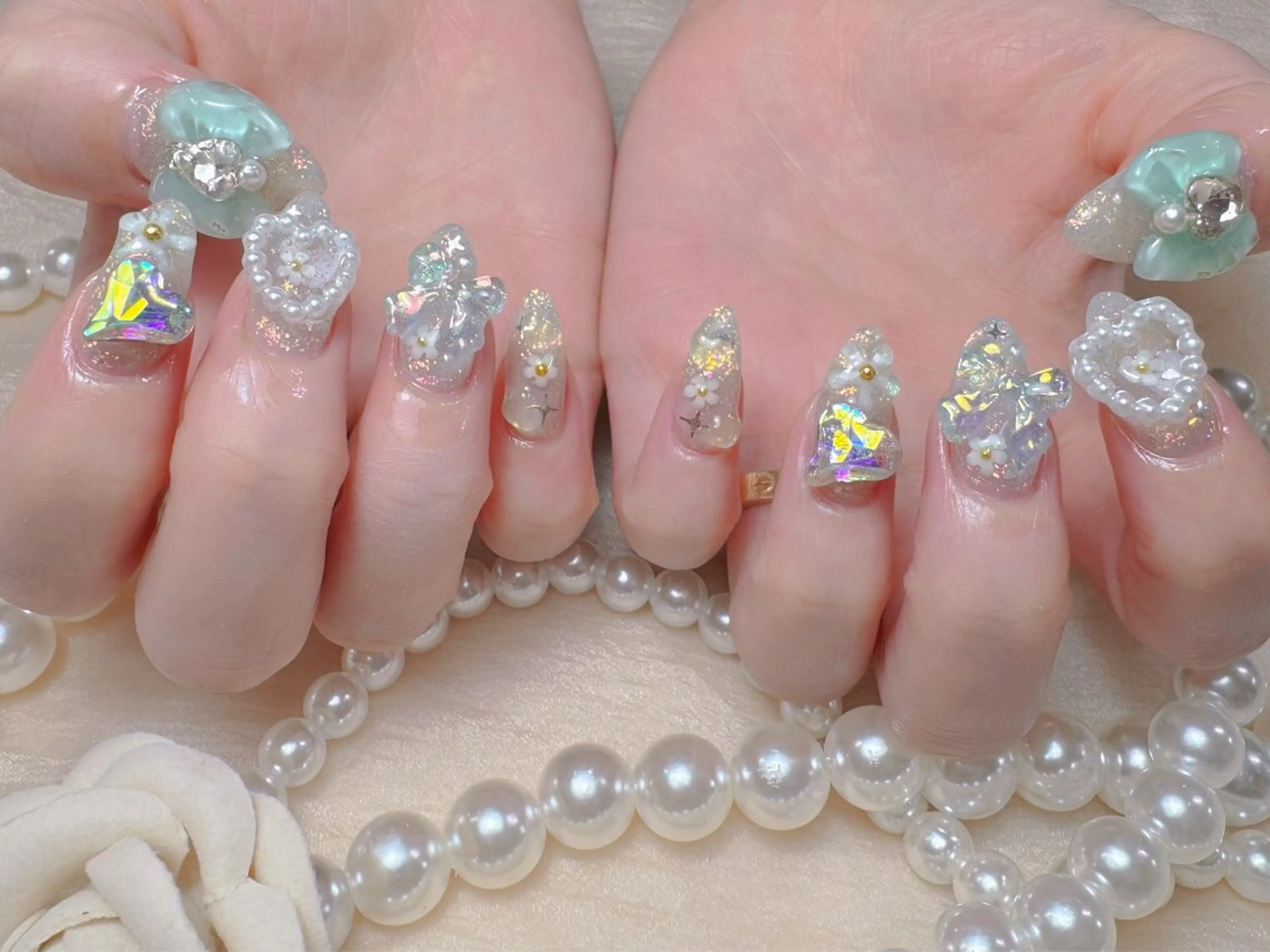 ネイル ハンドネイル マジックミラー所属・マジック ミラーのネイルデザイン