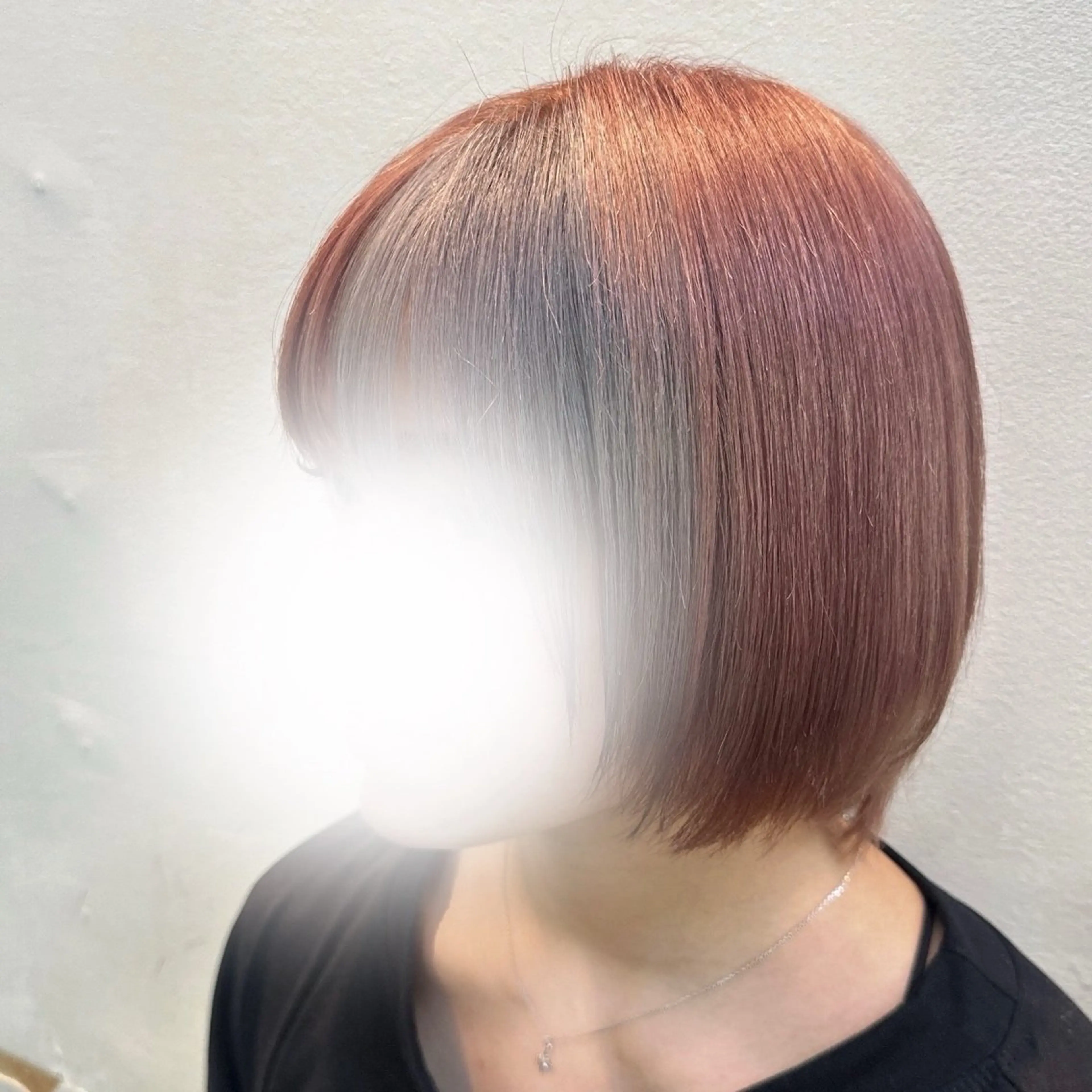 ショート カラー ブリーチ デザインカラー 顔周りカット ヘアカラー Rejoice☆ 渡邊爽のヘアスタイル