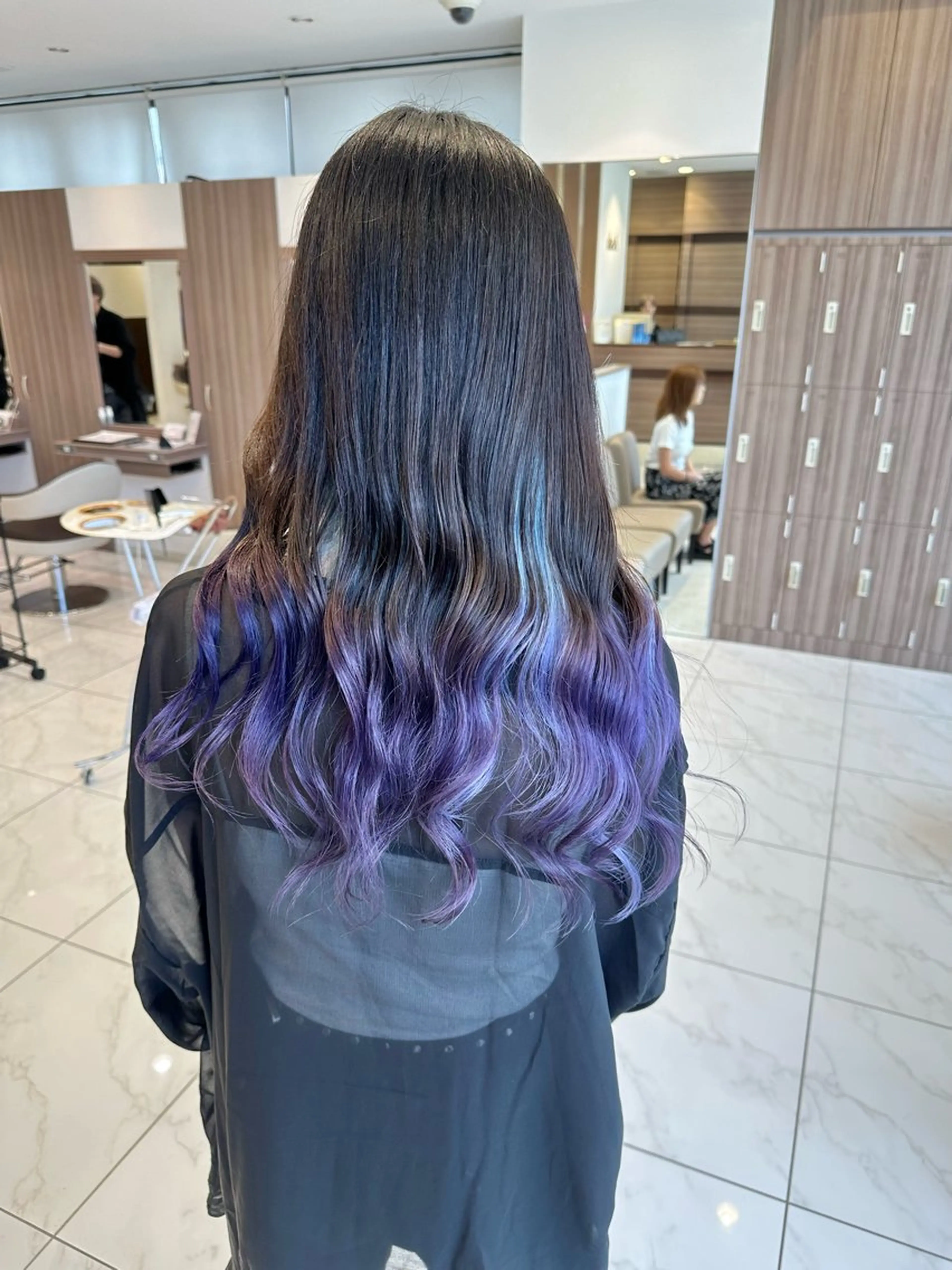 セミロング カラー ヘアカラー 縮毛矯正 トリートメント 【ケアブリーチ特化】 中村　玲仁のヘアスタイル