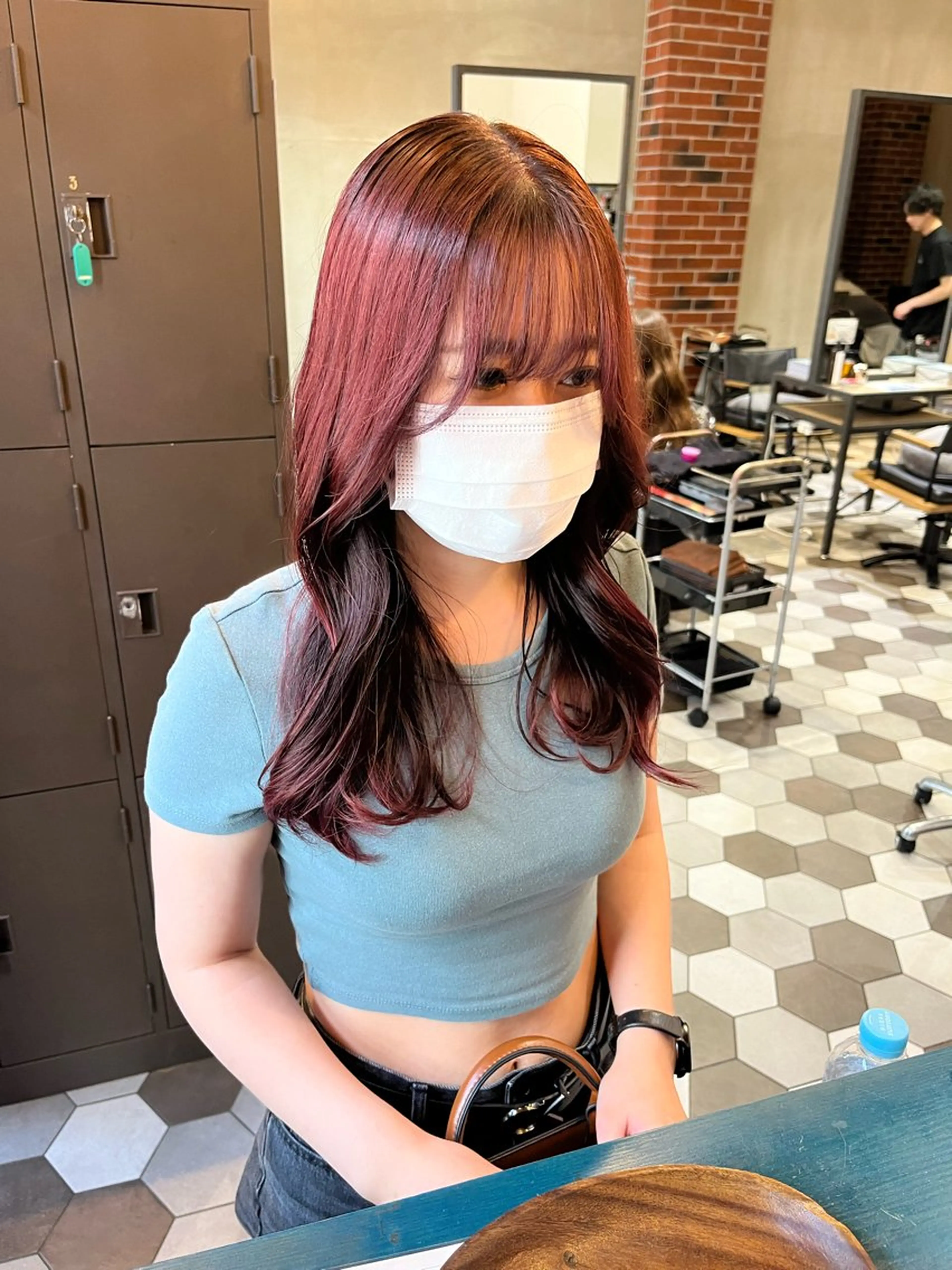 カラー 似合わせ顔まわり カット💛森尾真由美のヘアスタイル