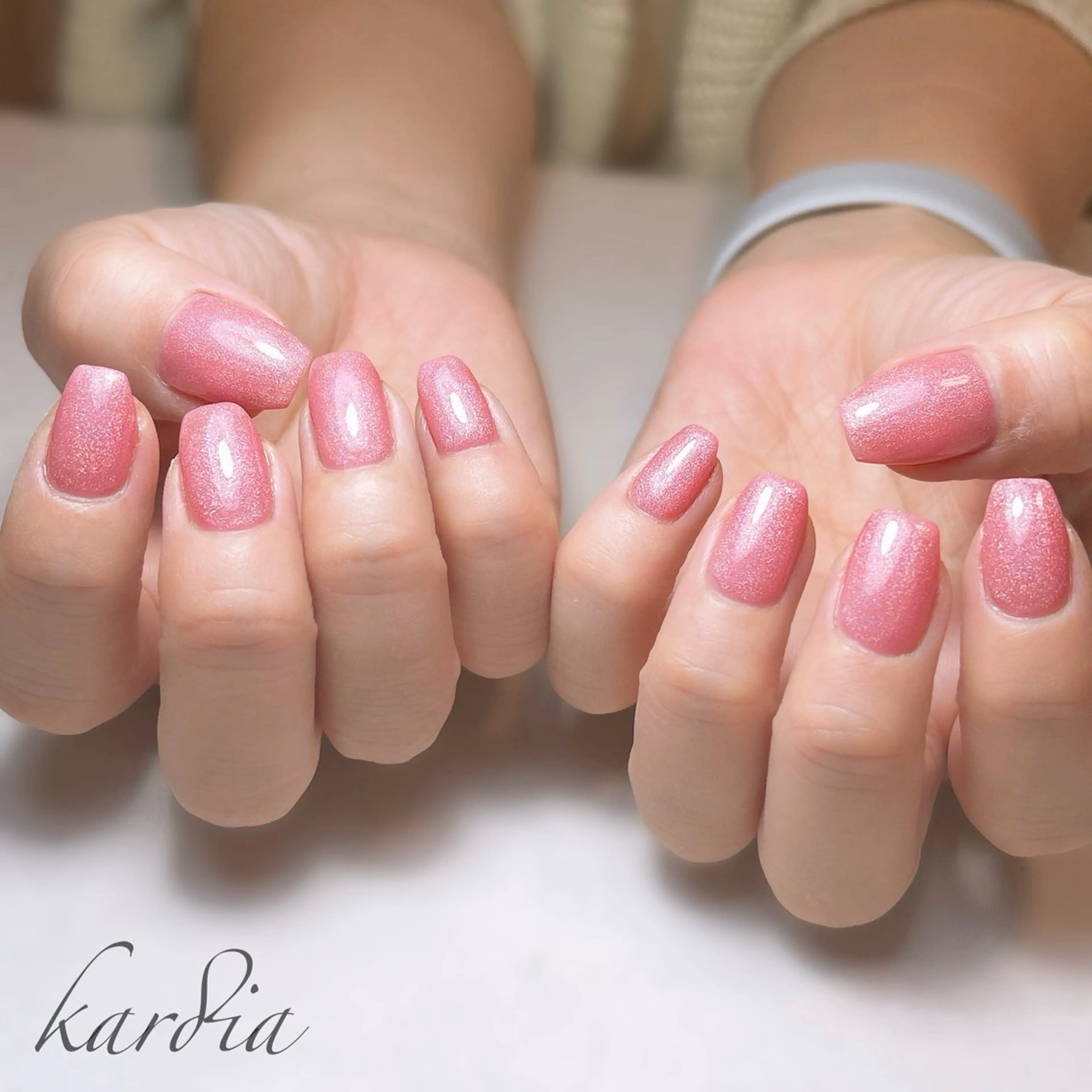 ネイル ハンドネイル καρδιά -ｶﾙﾃﾞｨｱ-のネイルデザイン