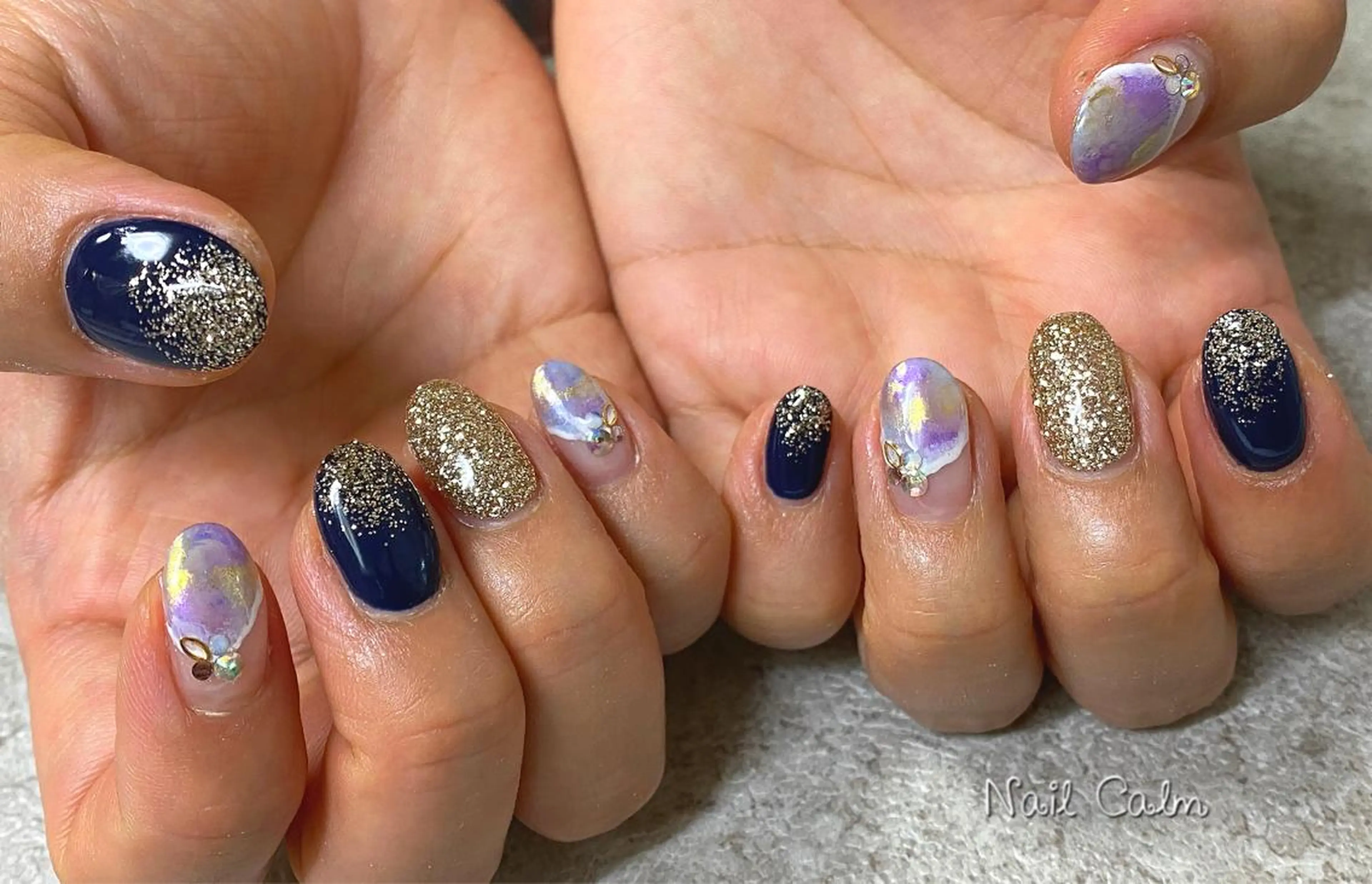 ネイル アートネイル ハンドネイル Nail Calm所属・プライベートサロン Calmのネイルデザイン