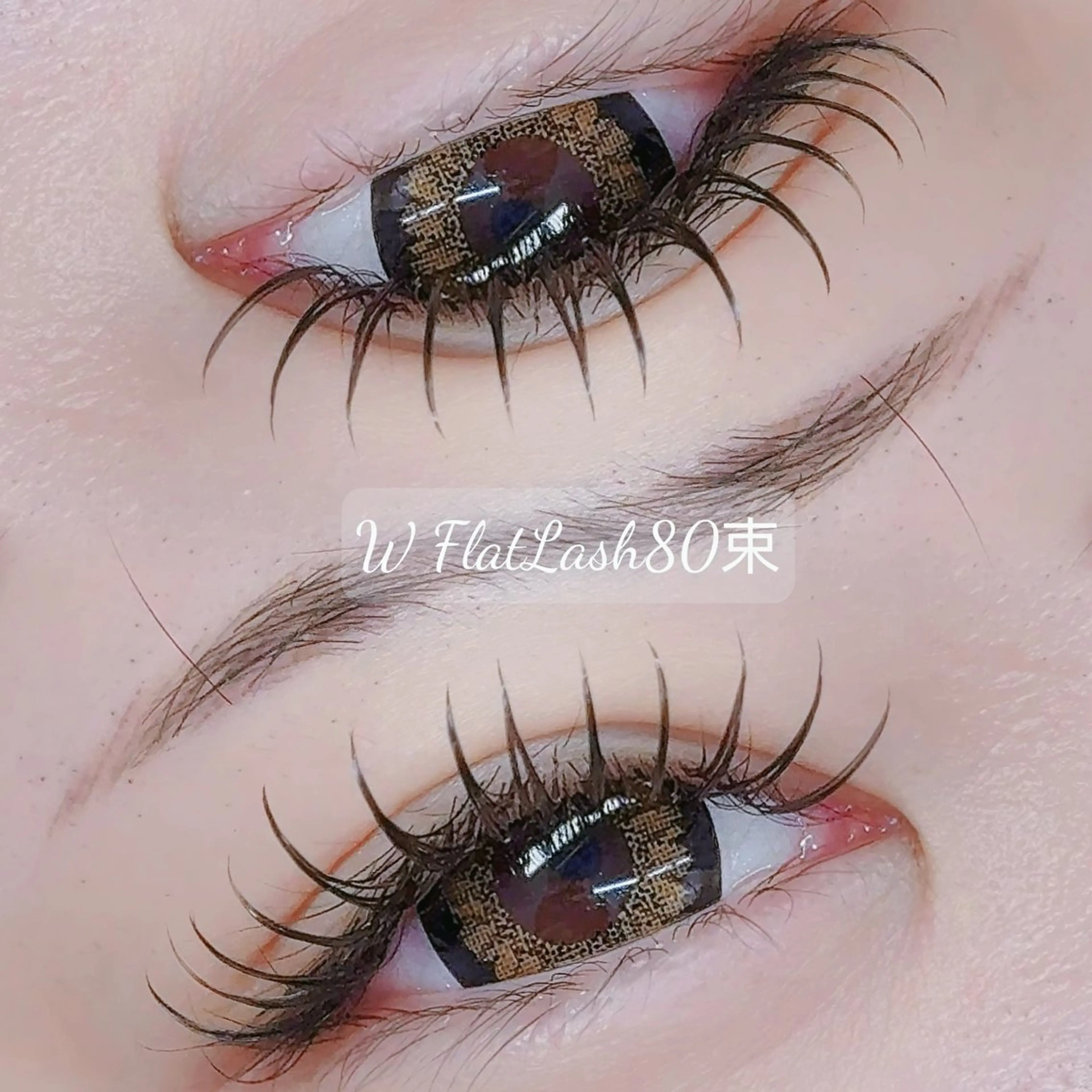 マツエク・マツパ 束感まつ毛 Dカール フラットラッシュ マツエク Z·Sunny Eyelashのマツエク・マツパデザイン