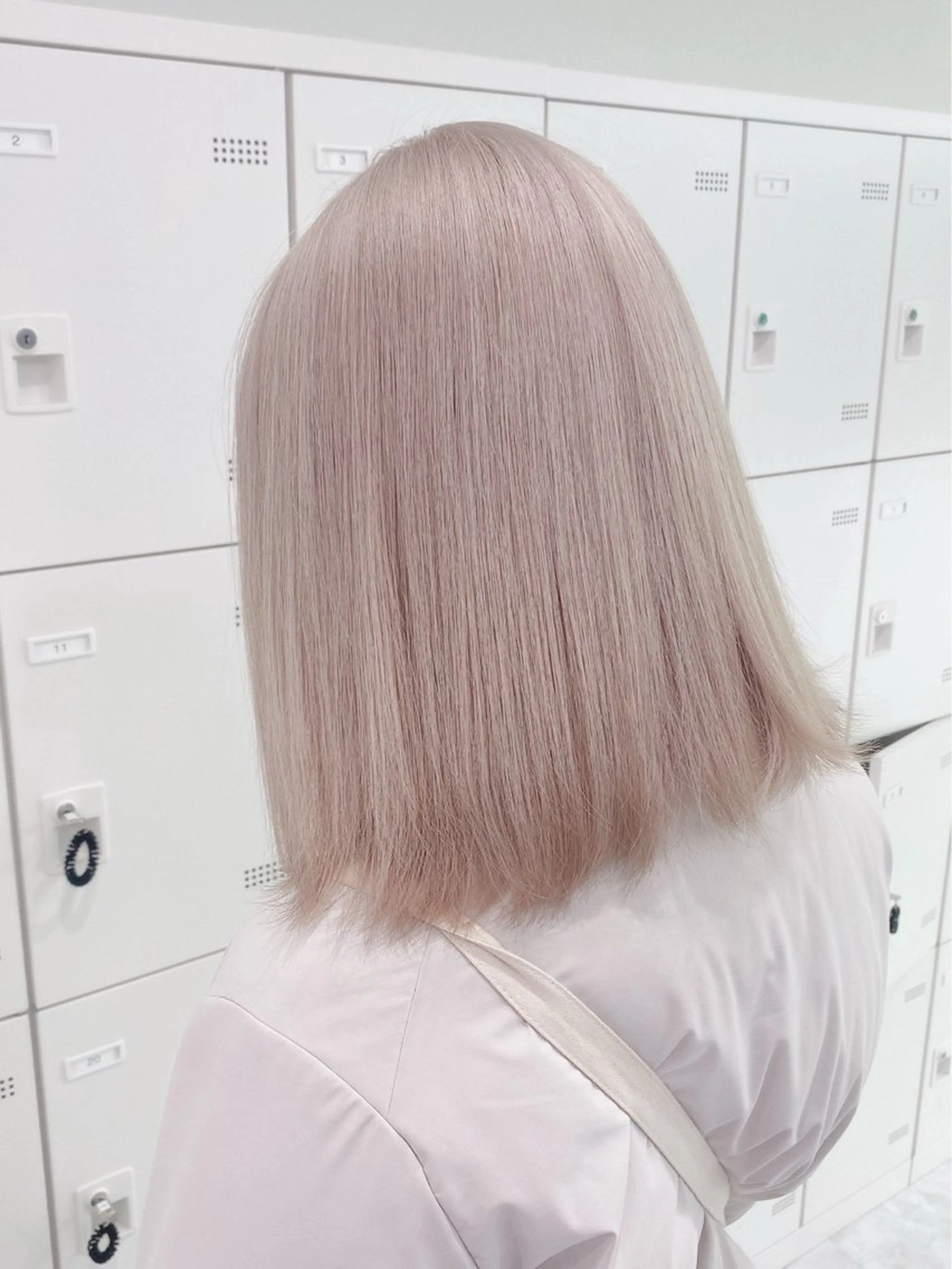 ロング まつパ/ケア ブリーチ/sEnAのヘアスタイル