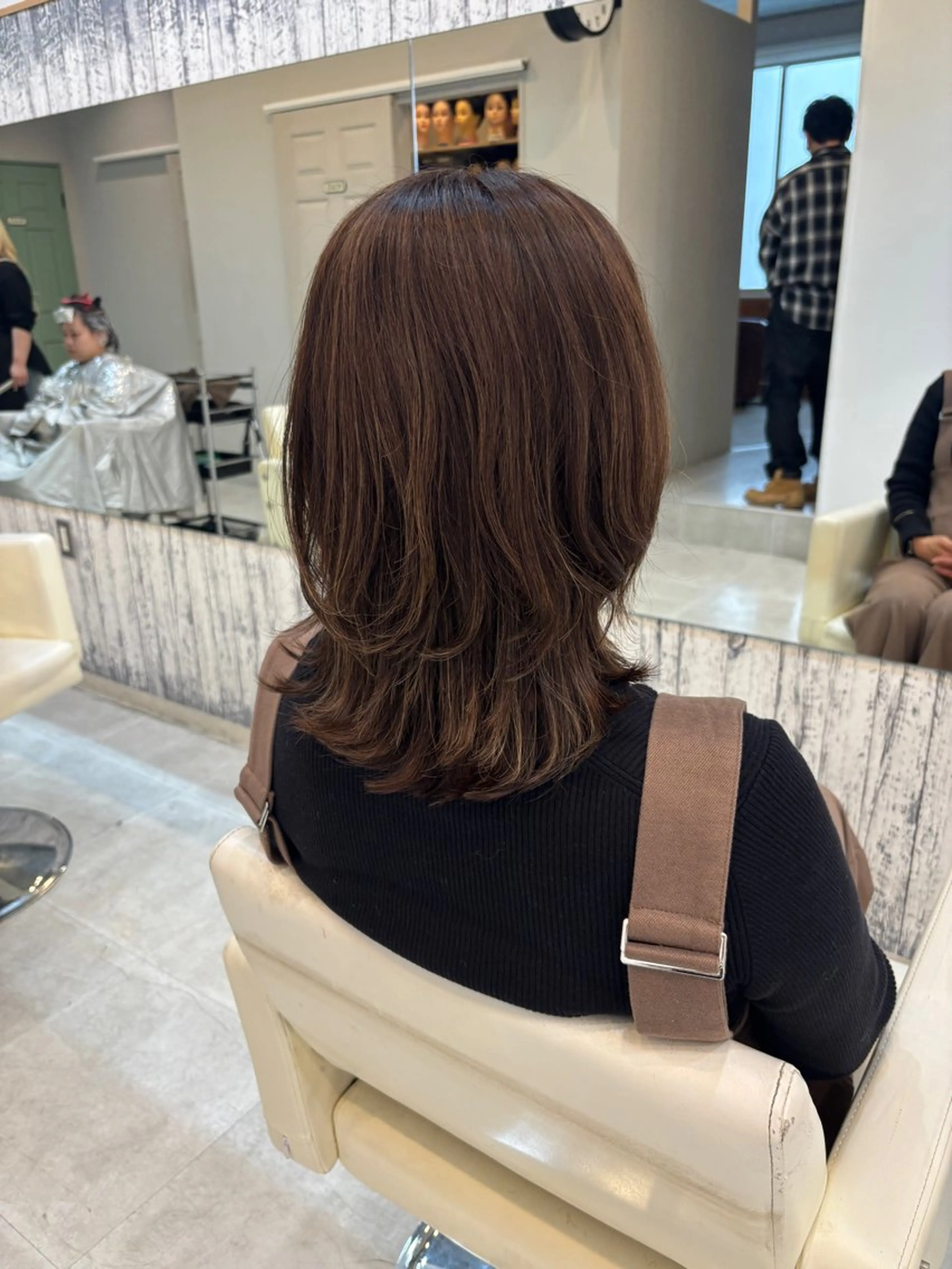 ミディアム レイヤーカット カットモデル募集中！ 春宮洸也のヘアスタイル