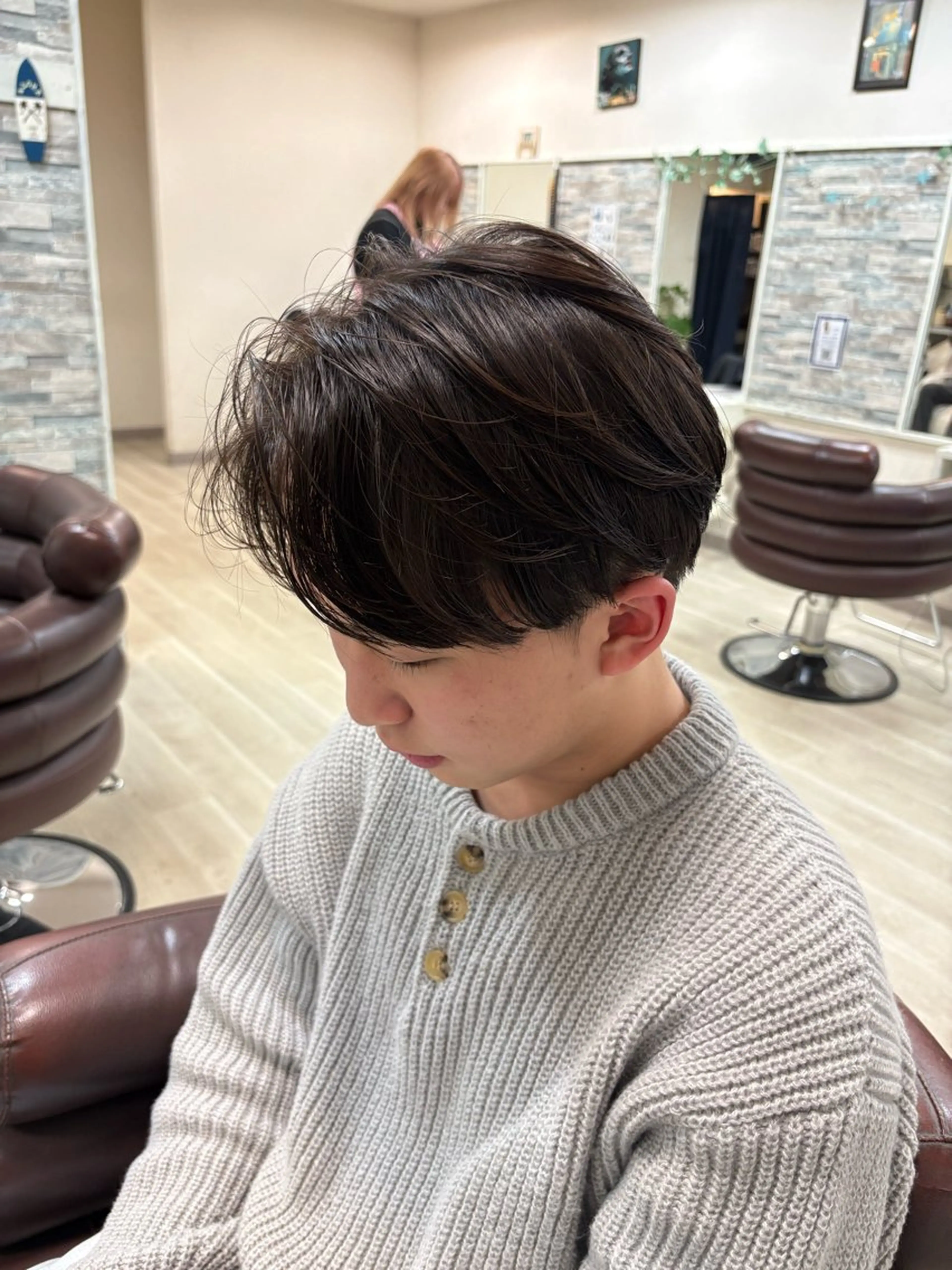 パーマ メンズ カット パーマ ANSA hair伏見桃山店所属・後藤 一孝のヘアスタイル