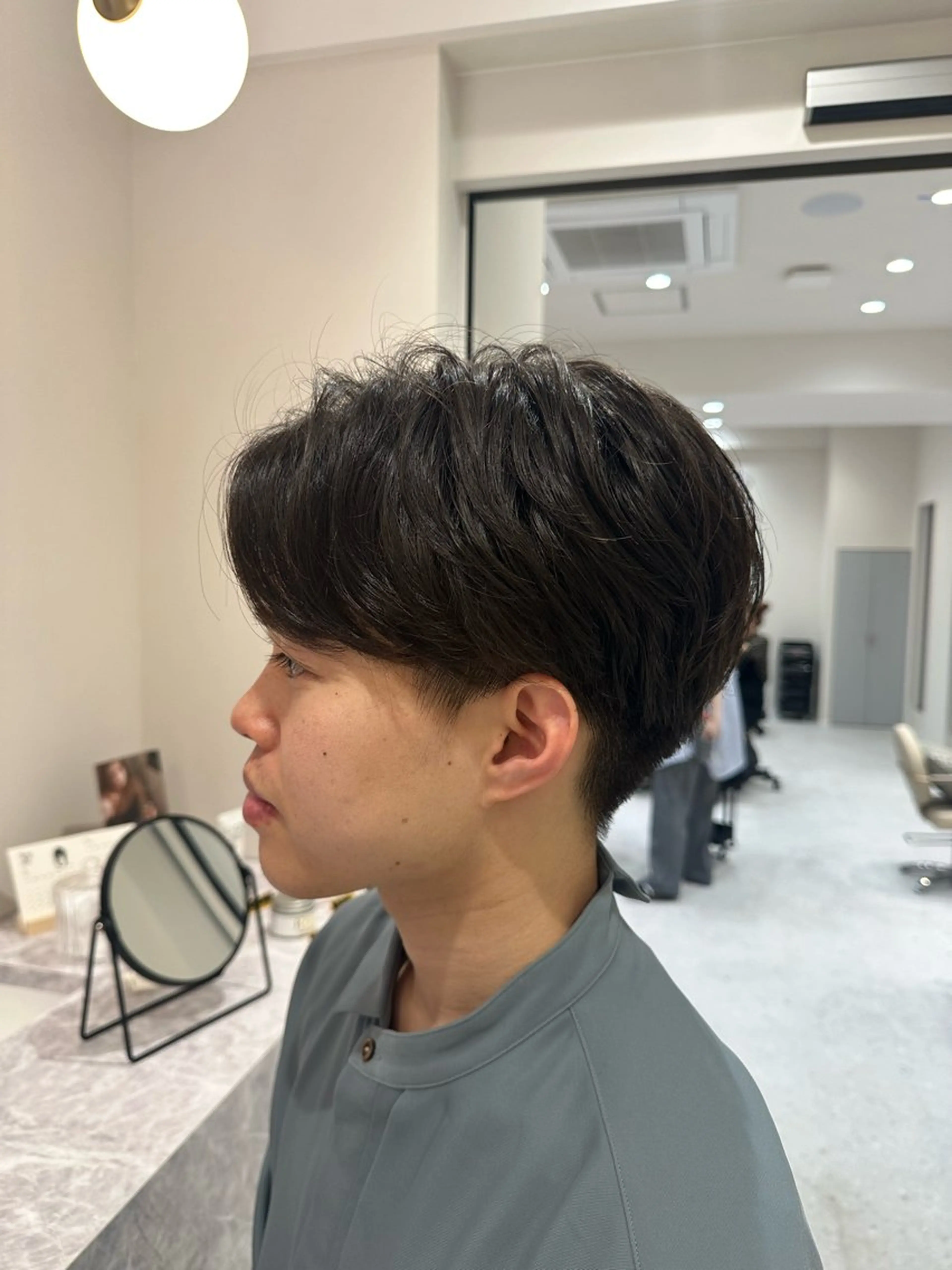 パーマ メンズ カット パーマ 韓国レイヤー✨ yasuko銀座のヘアスタイル