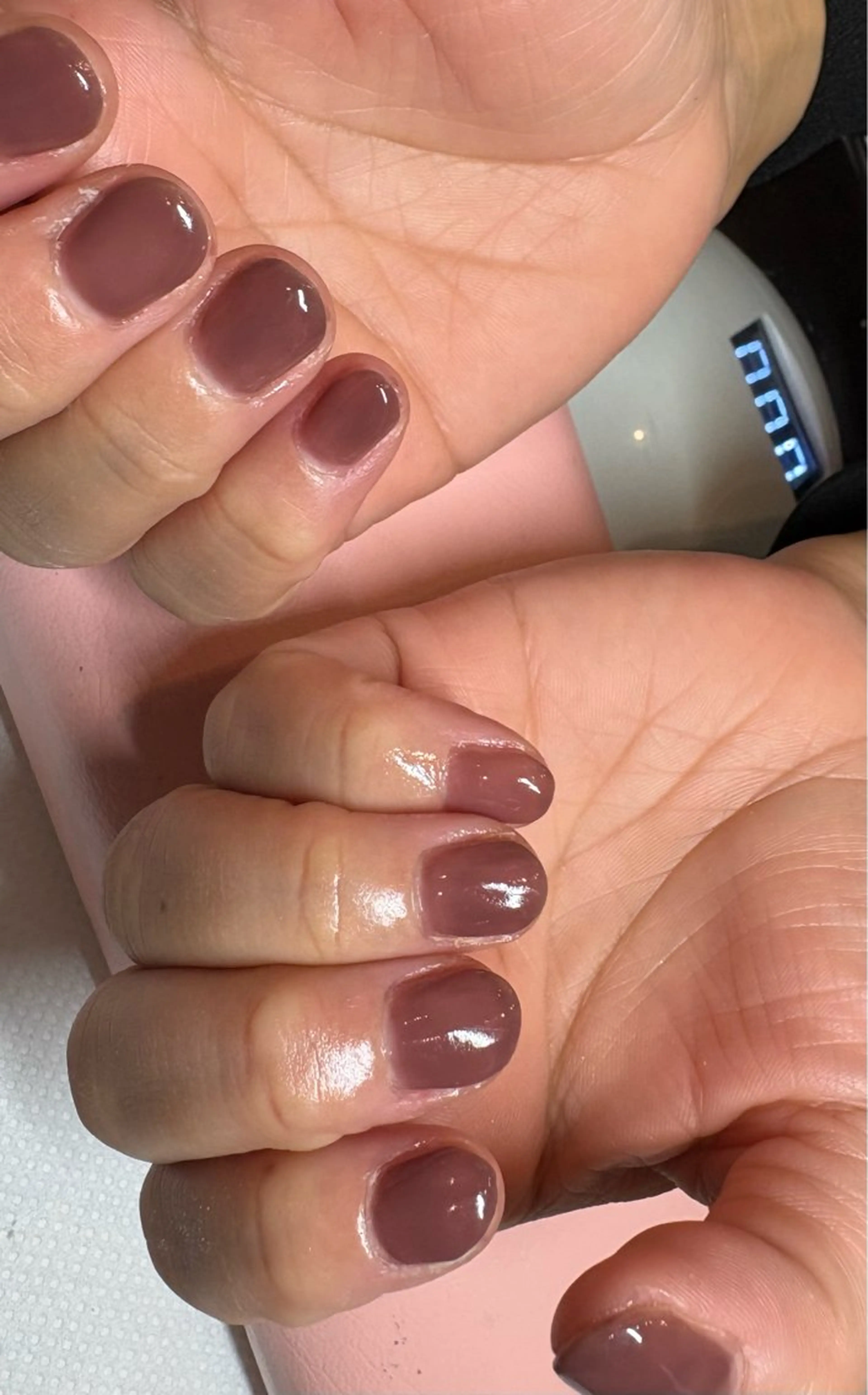 ネイル ワンカラーネイル 松本 リオナのネイルデザイン