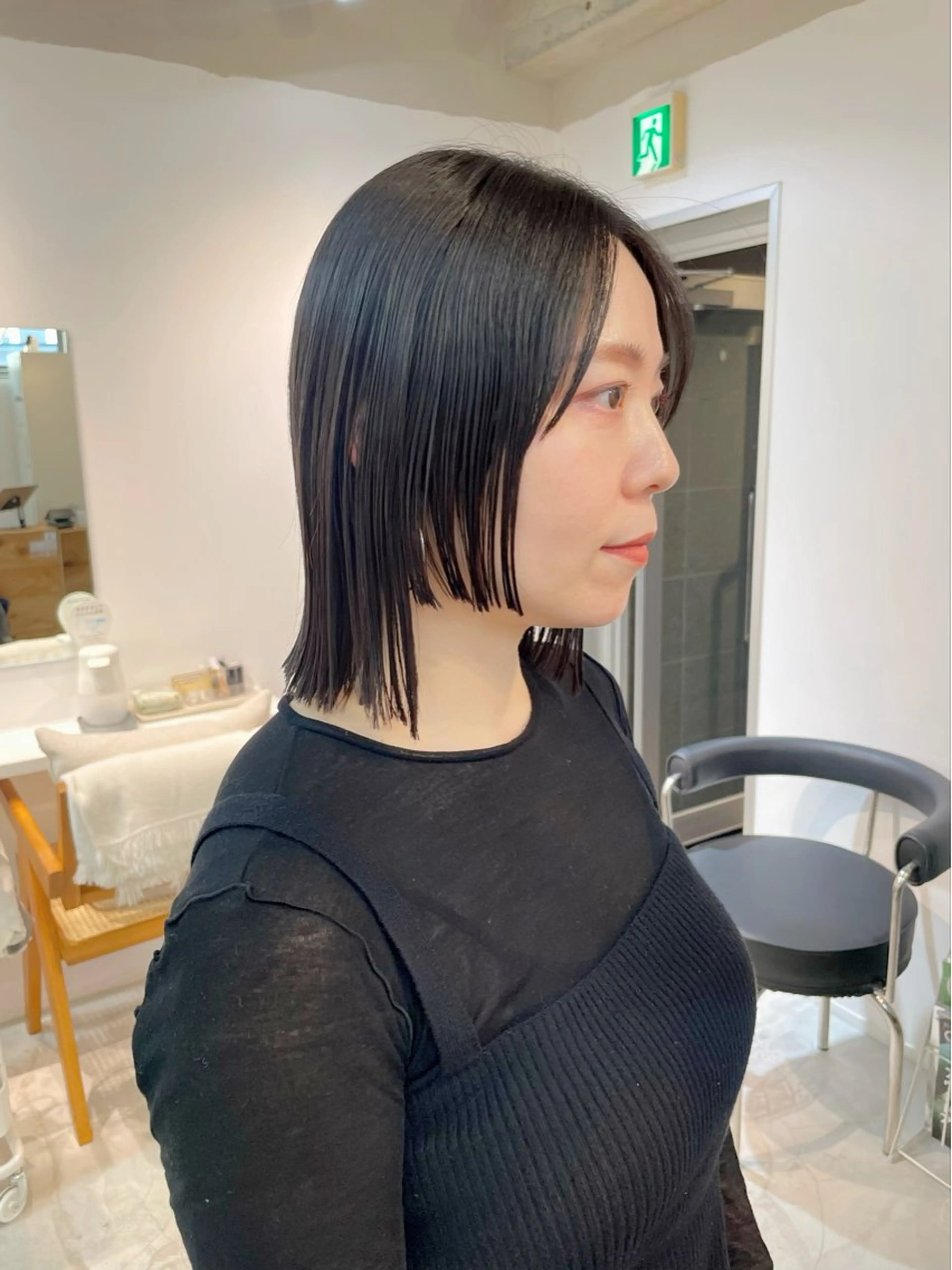 ミディアム カラー 透明感カラー カット ヘアカラー トリートメント fit/ madokaのヘアスタイル