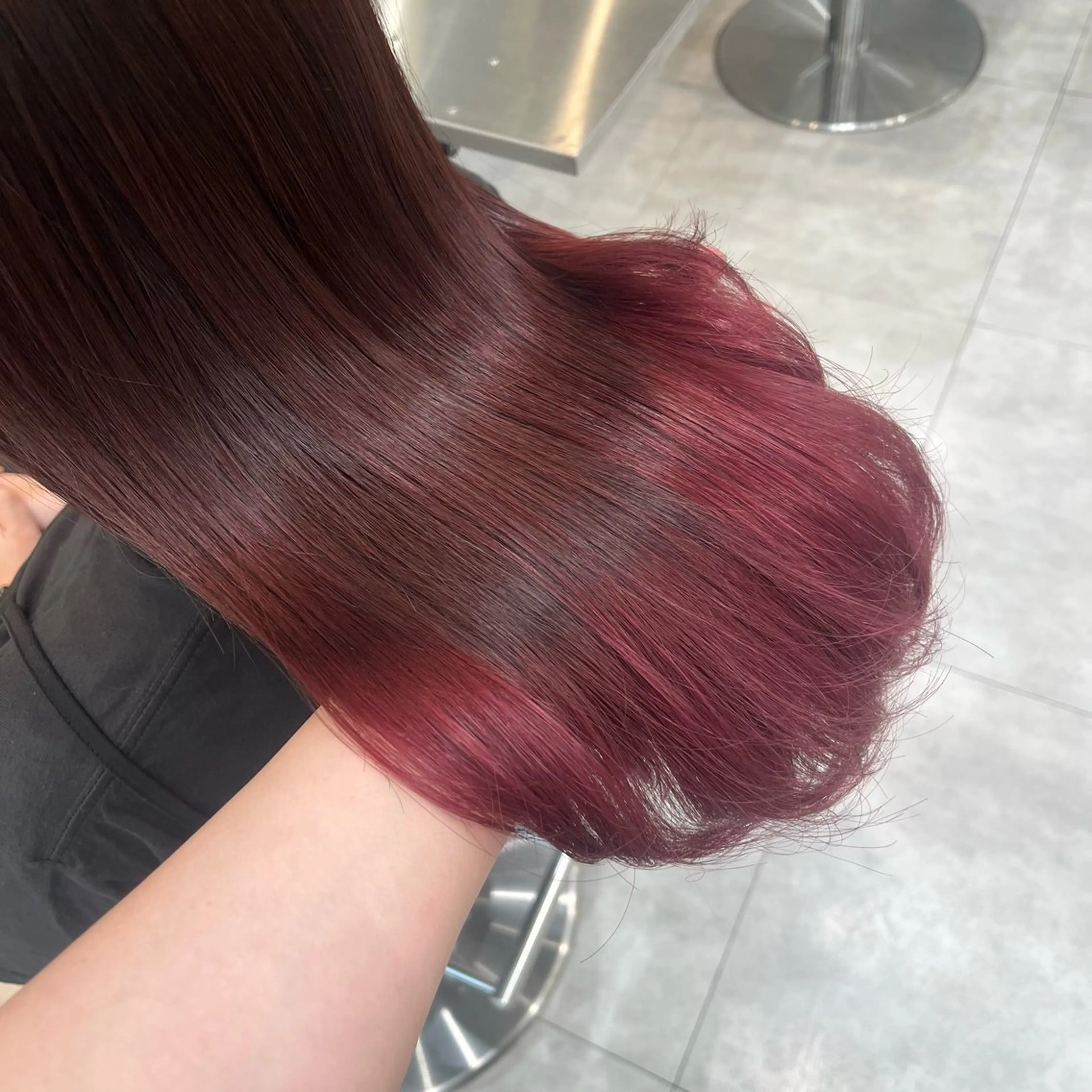 ロング カラー トリートメント ヘッドスパ 永澤 樹里のヘアスタイル