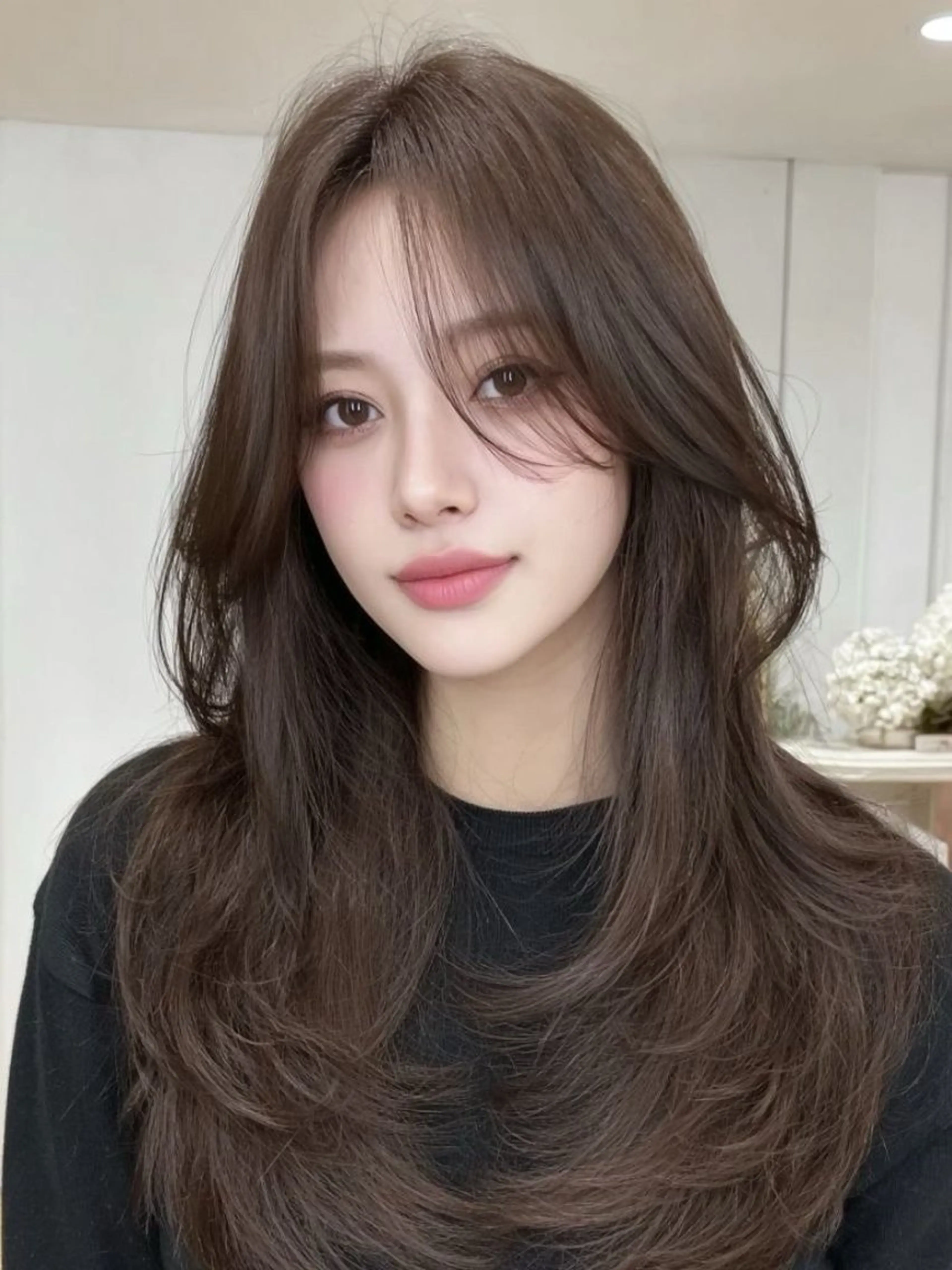 ロング ☁️透明感カラー× レイヤー ☁️ノアのヘアスタイル