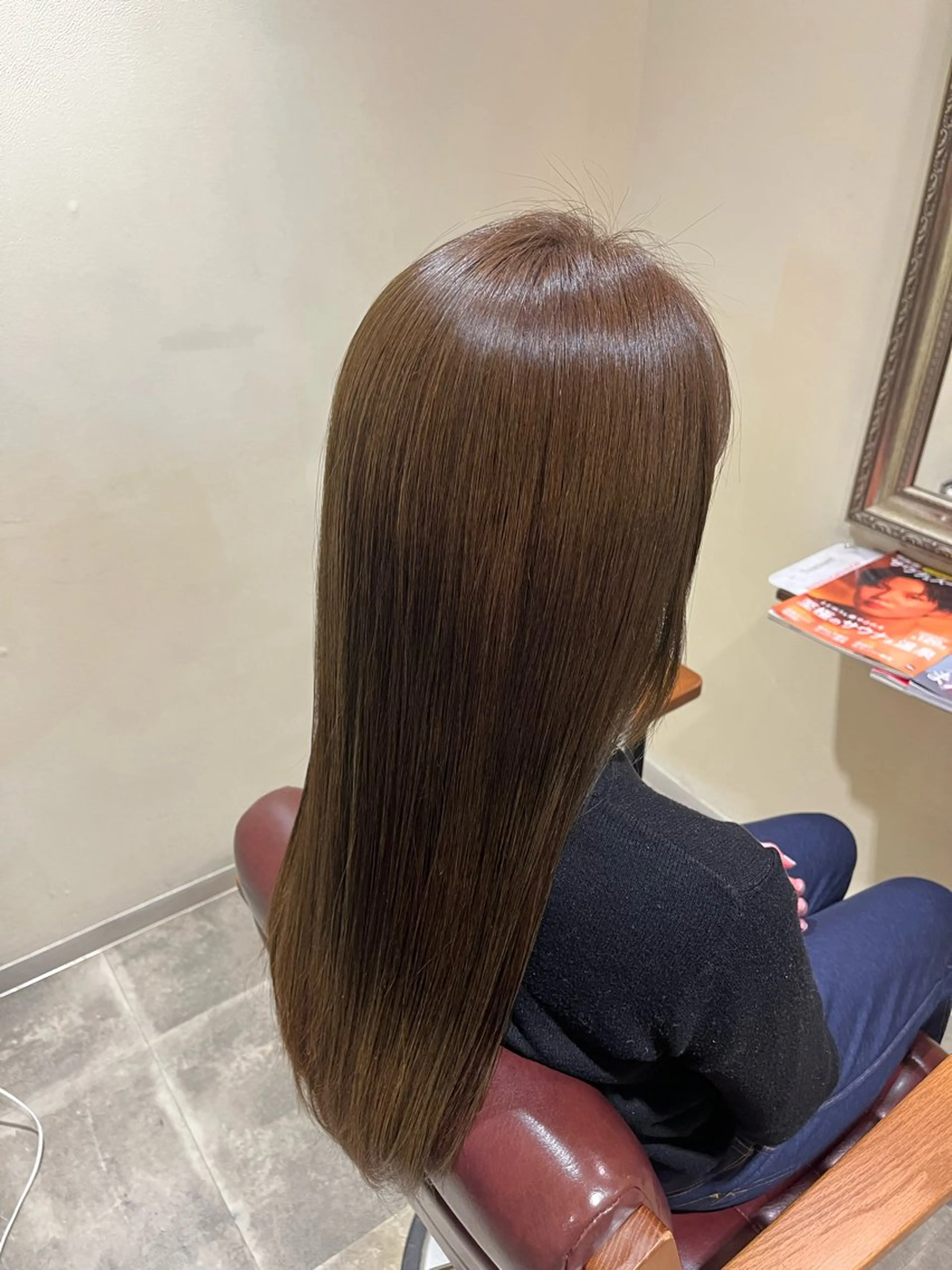 カラー 西村 さくらのヘアスタイル