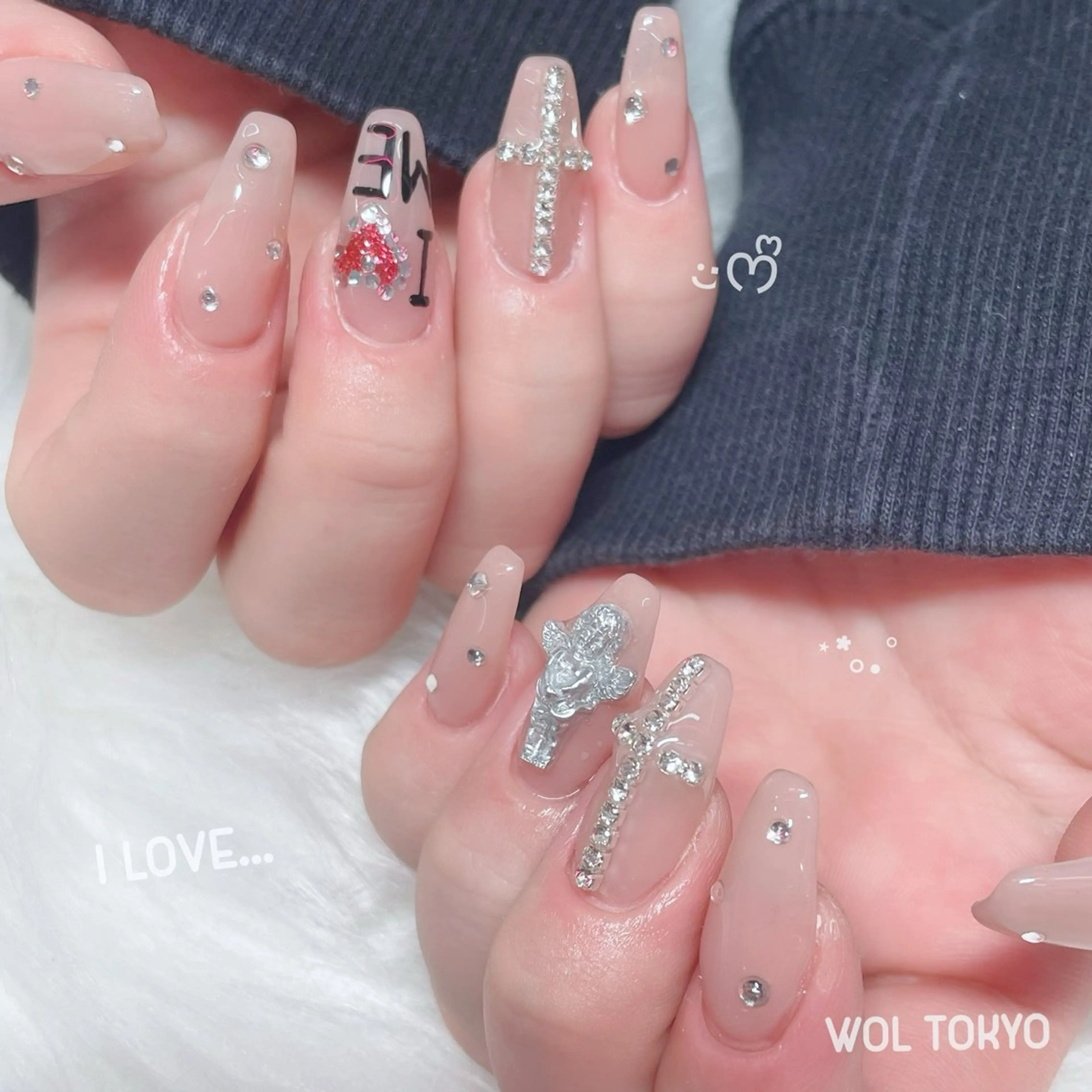 ネイル アートネイル ハンドネイル WOLTOKYO池袋 💕maiのネイルデザイン