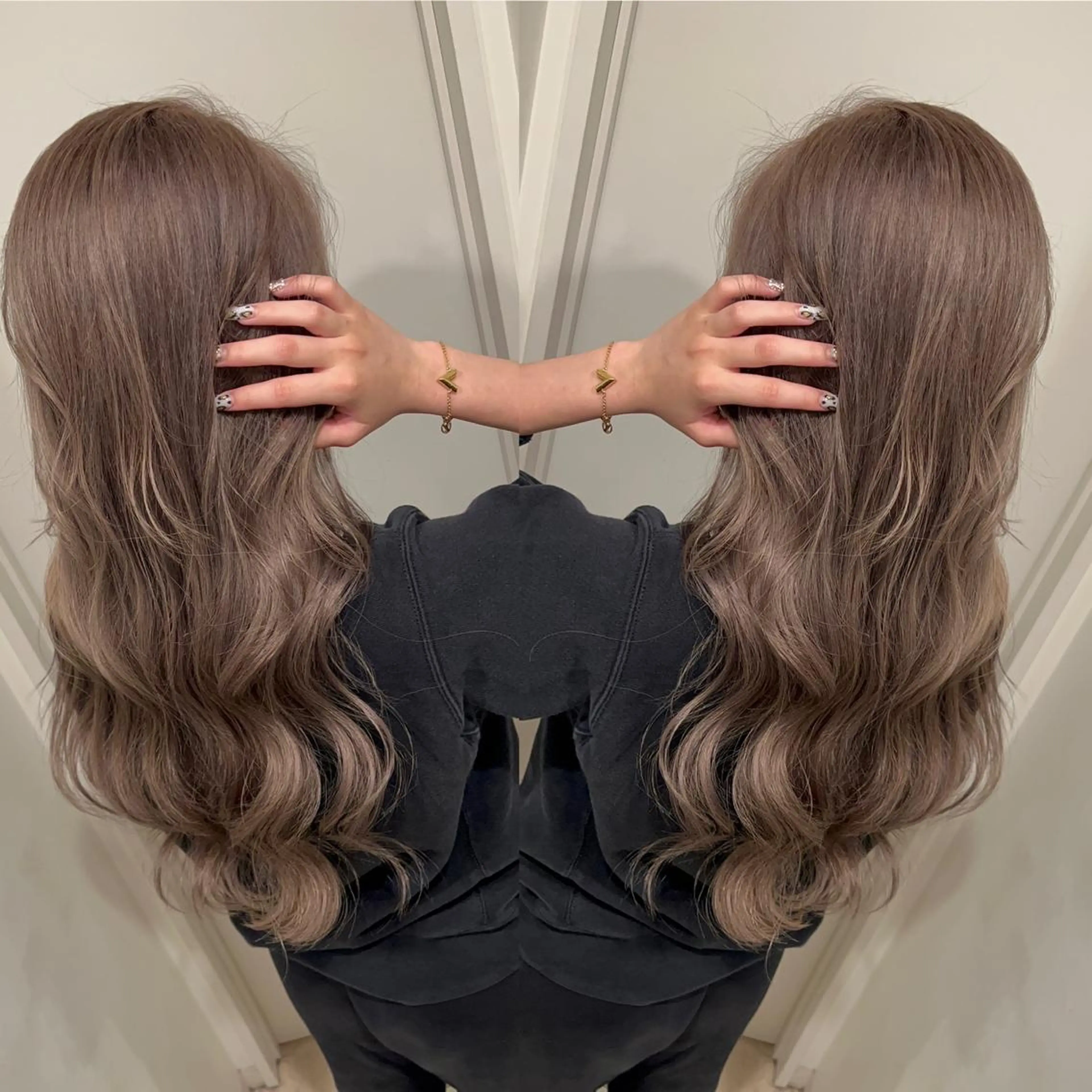 🏖️艶髪ハイトーンしたい方必見🏖️外国人風ダブルカラー🌈前処理トリートメント付き🌈の写真