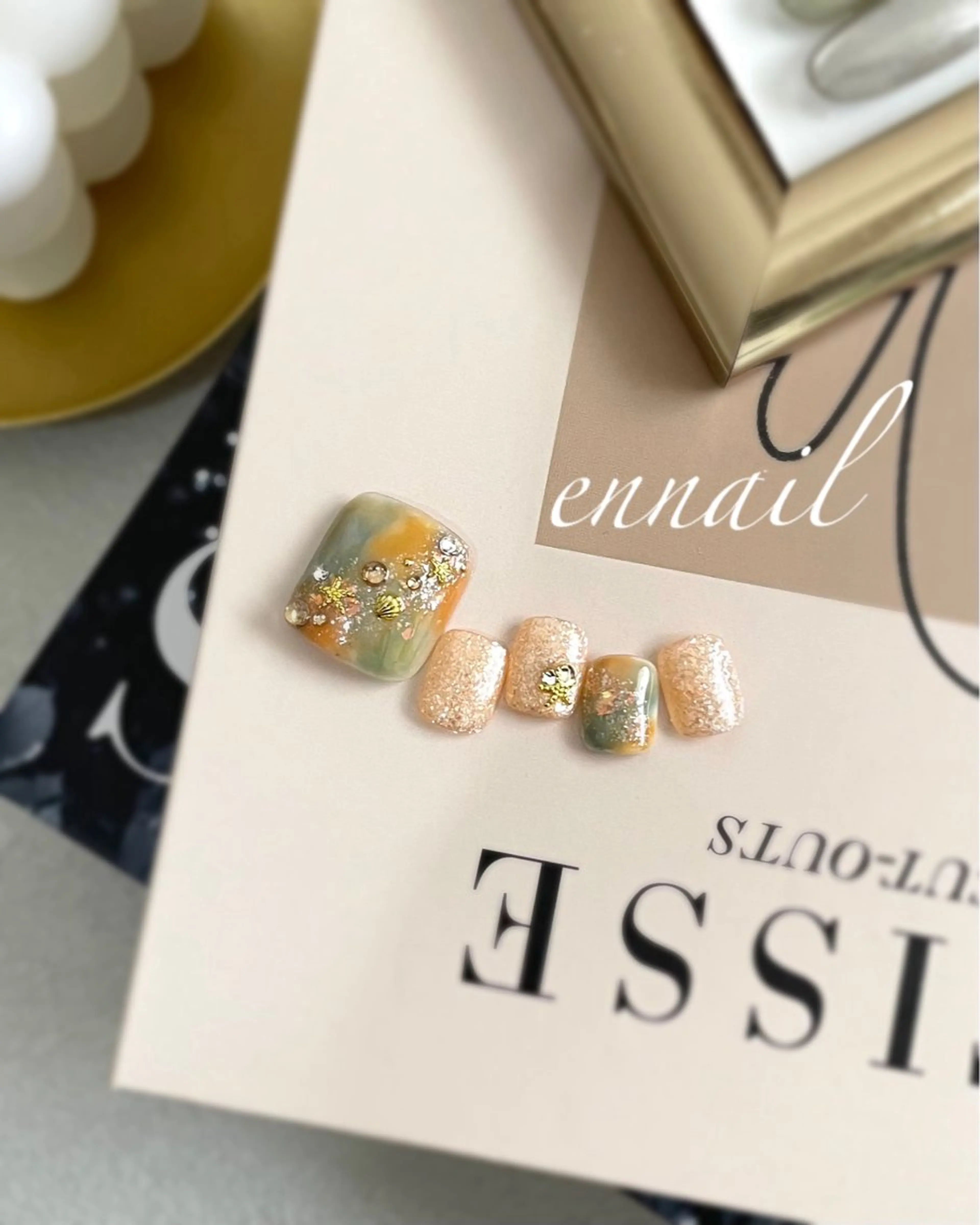 ネイル フットネイル en nail  心斎橋のネイルデザイン