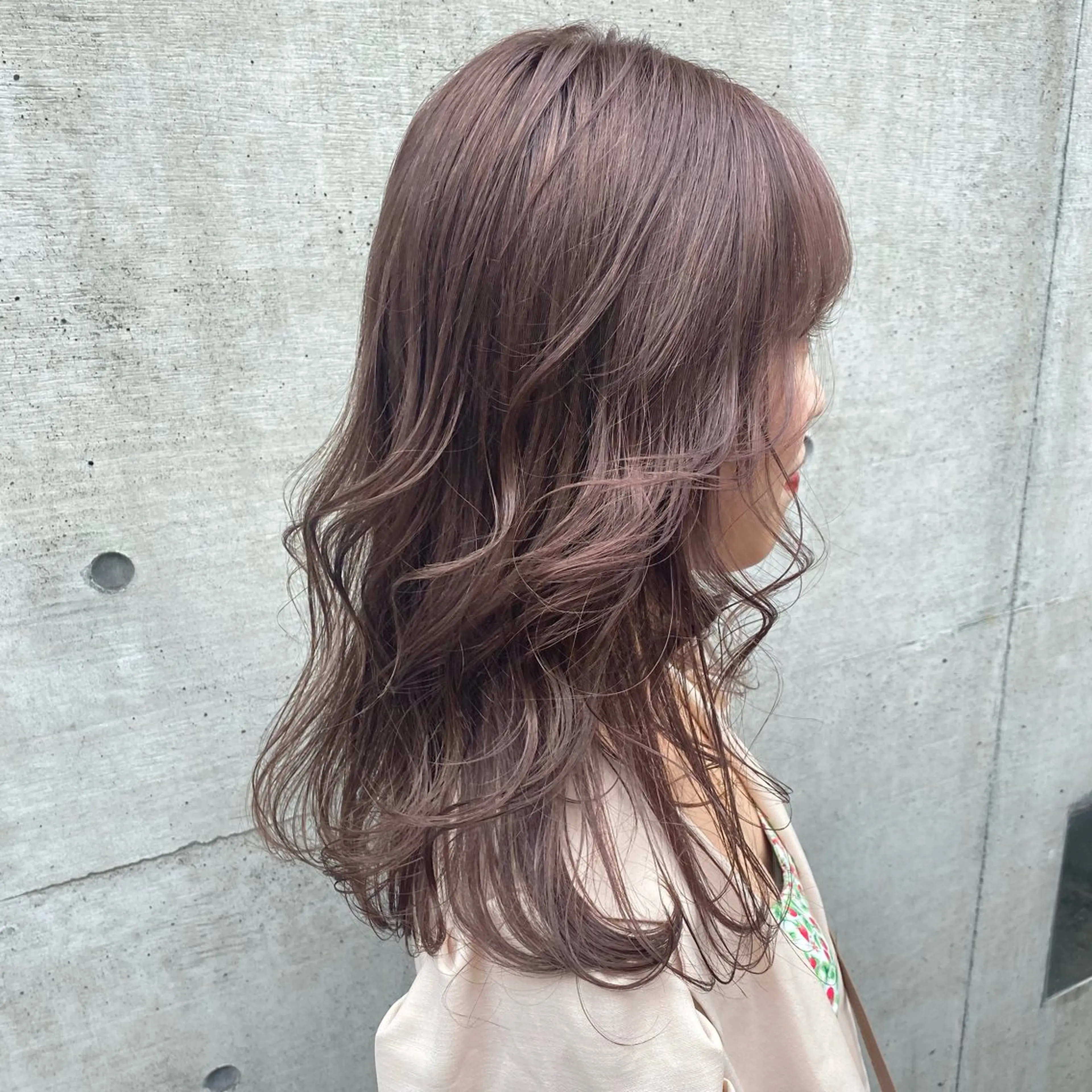 セミロング カラー ヘアアレンジ 海外/ハイトーン🪽 ☯️ami☯️のヘアスタイル