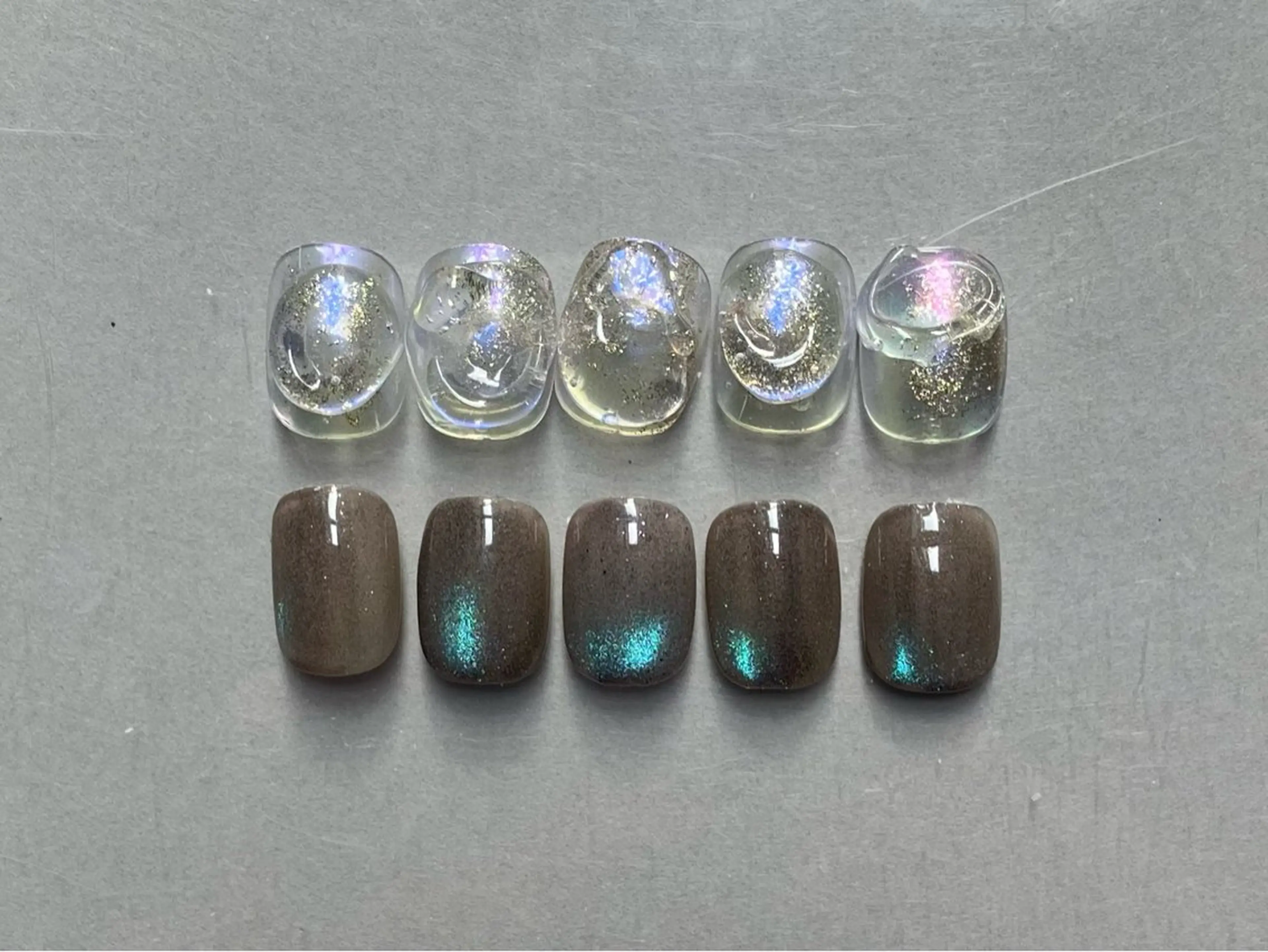 ショート ハンドネイル フットネイル @Unica_ honmachiのネイルデザイン