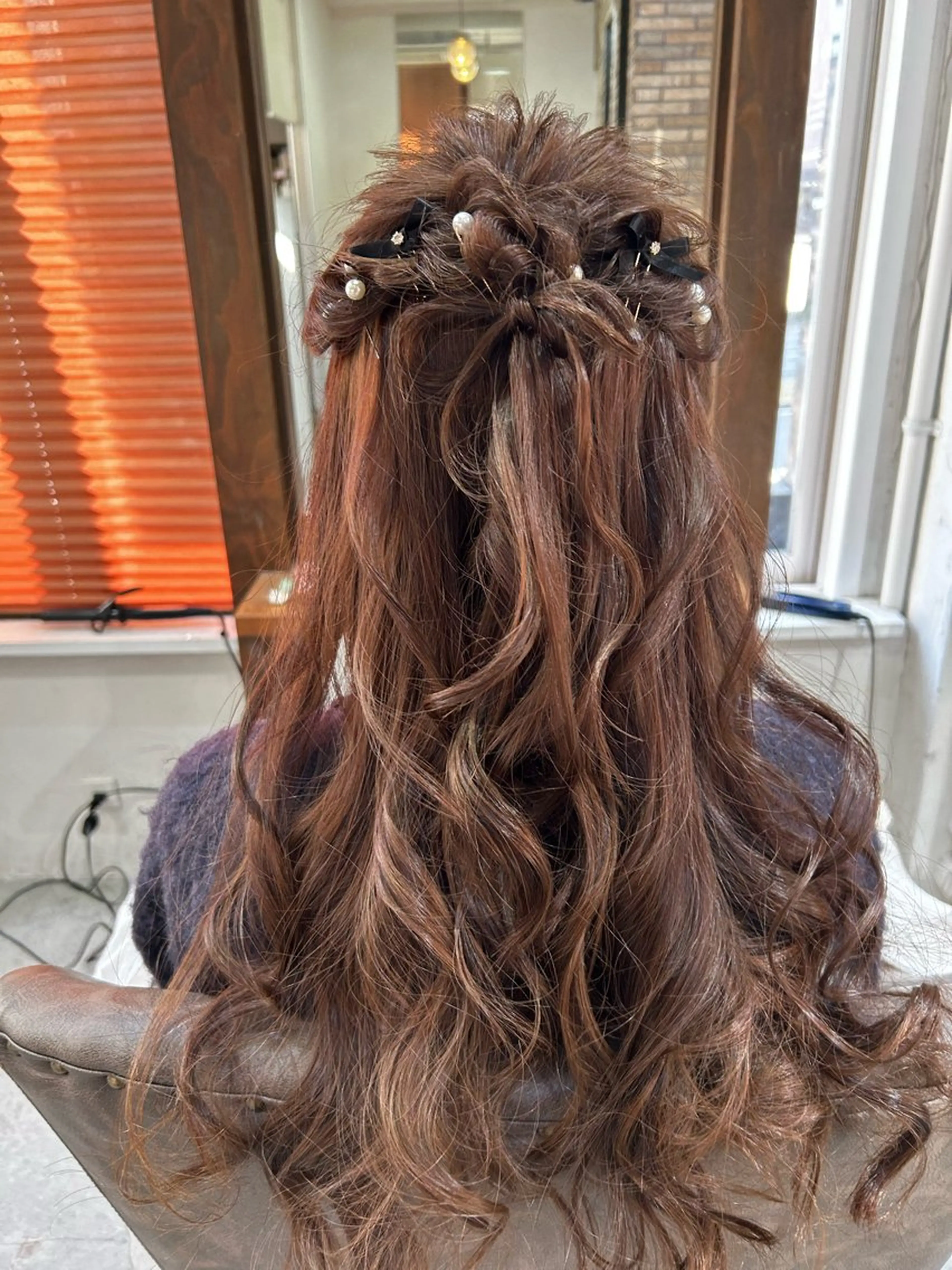 ロング ヘアアレンジ 🦄HITOMI 🦄MEMEのマツエク・マツパデザイン