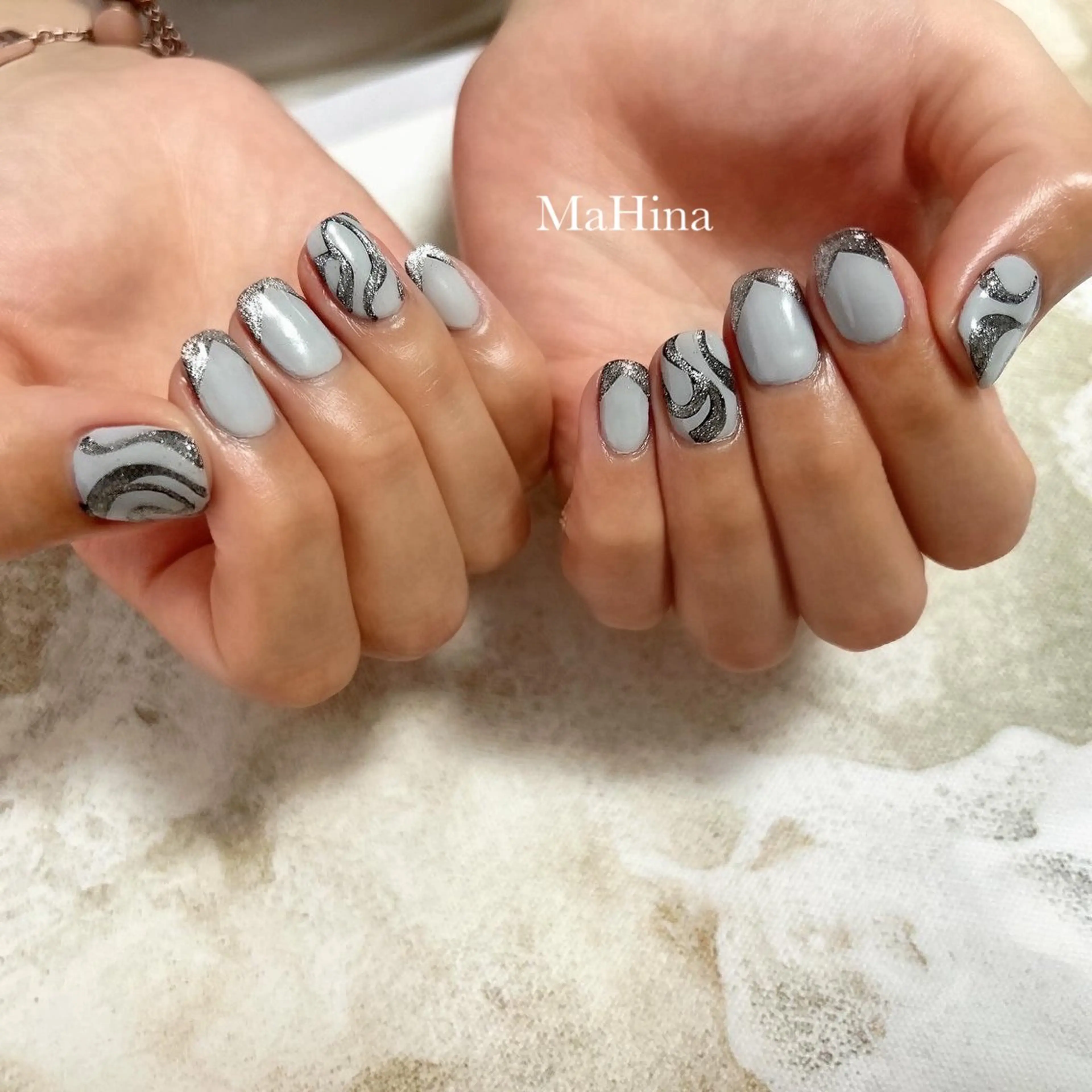 ネイル アートネイル ジェルネイル マグネットネイル ニュアンスネイル ワンカラーネイル ハンドネイル Healing Salon...MaHina(マヒナ)所属・MaHina🌙 salonのネイルデザイン