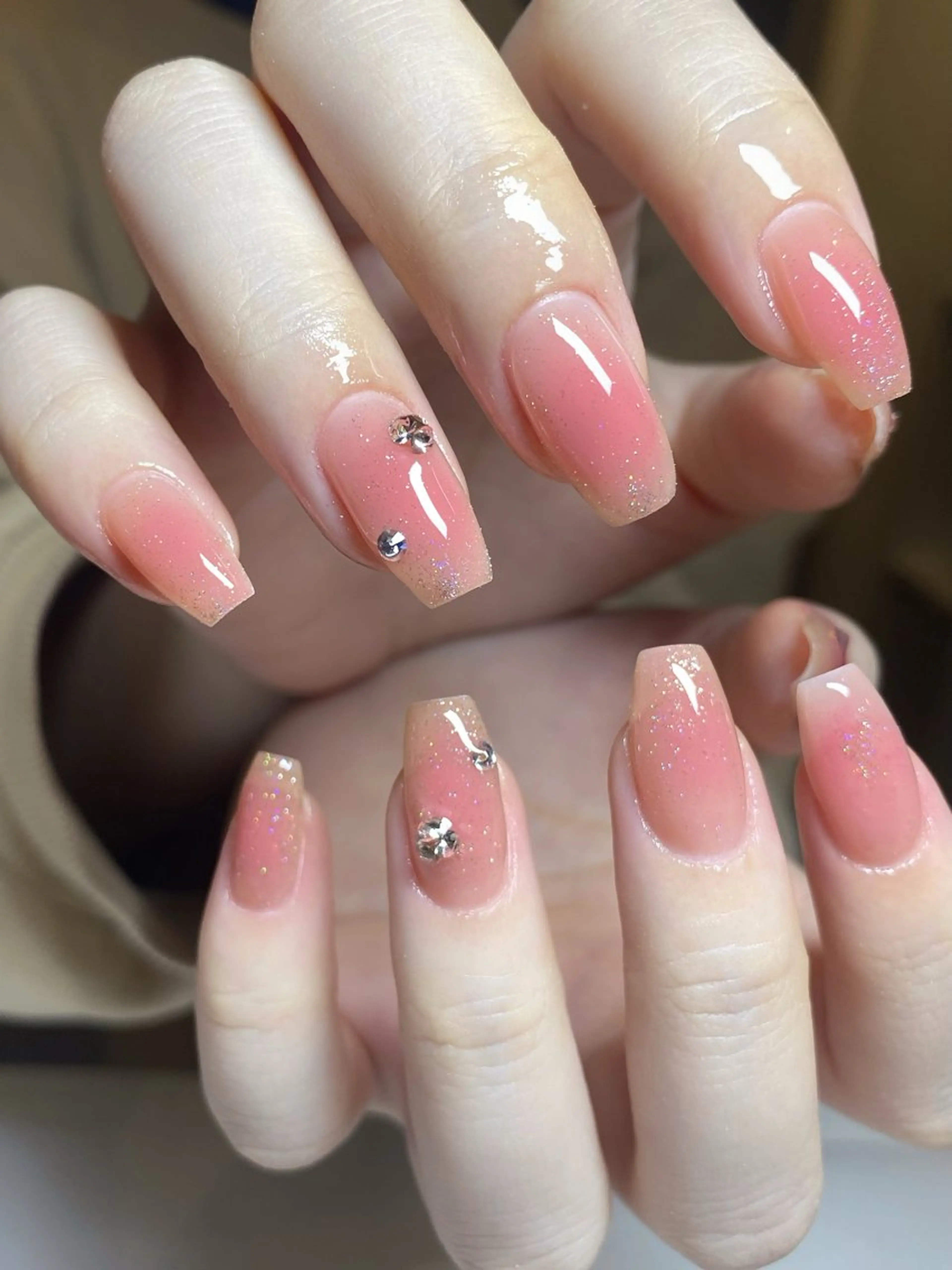 最強ガーリーネイル✨💕自爪チークネイル💅💕¥6930の写真