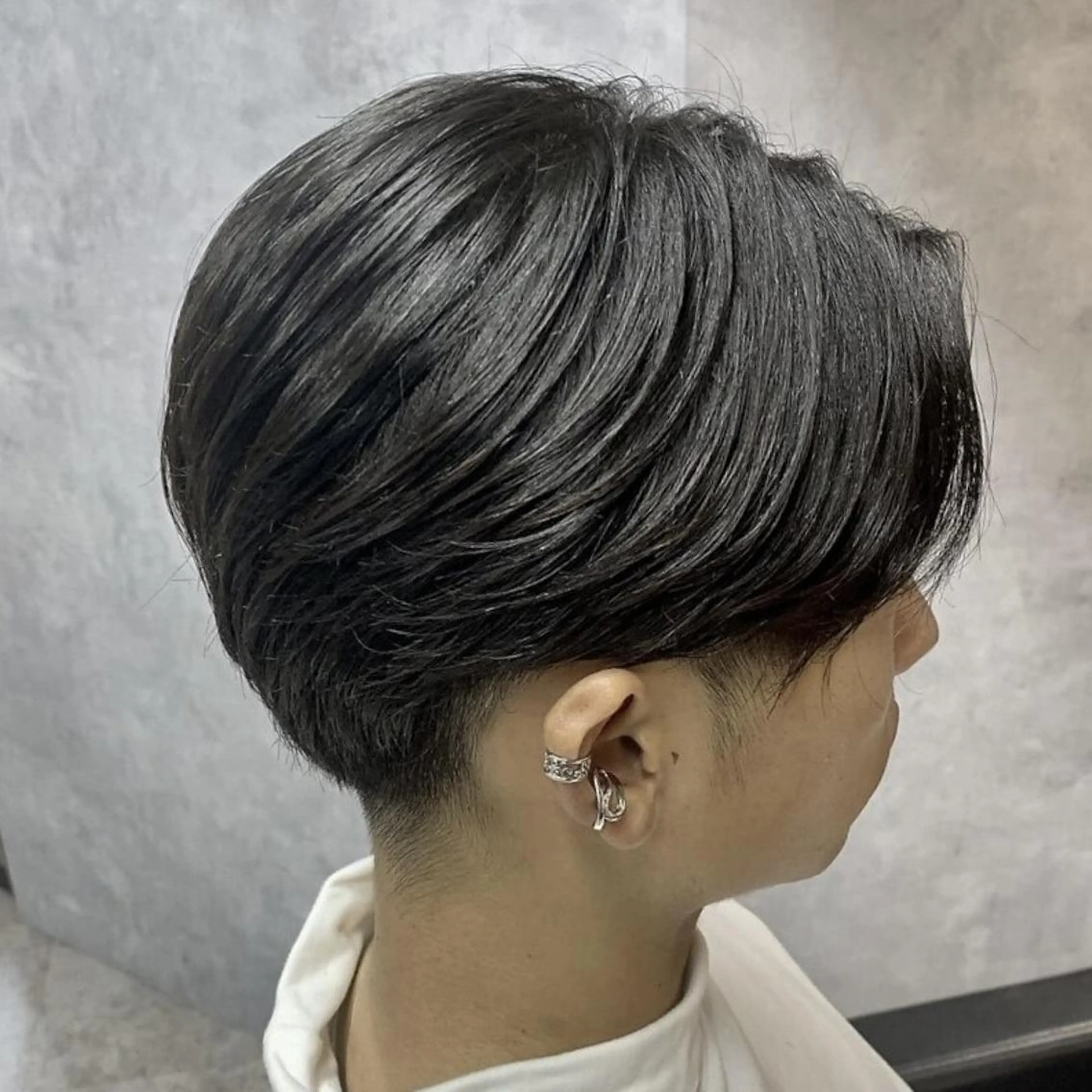 ショート パーマ メンズ カット パーマ Mens salon ANDYのヘアスタイル