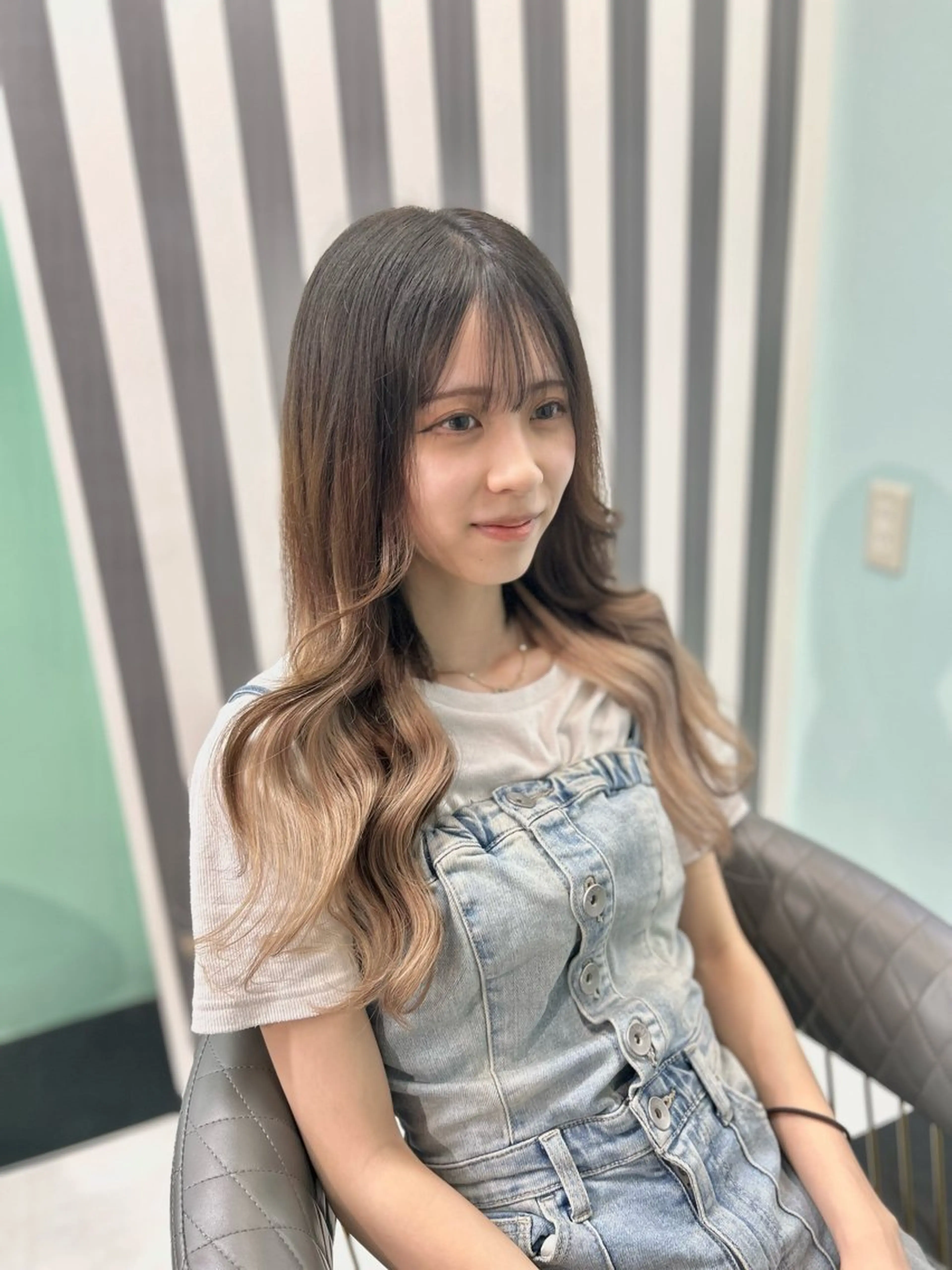 ロング αito新宿 カットモデル募集のヘアスタイル