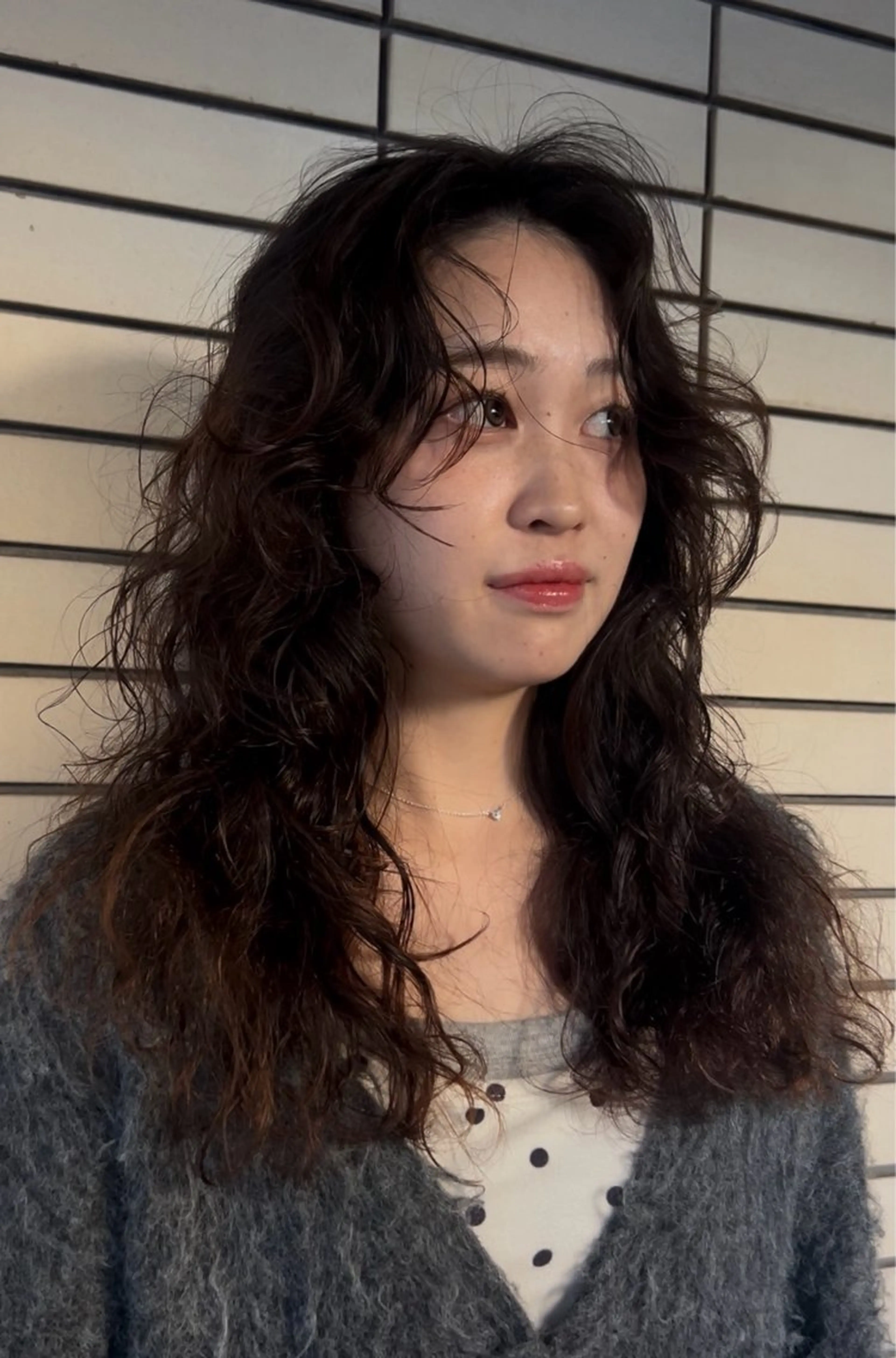 ロング パーマ デザインカット/ パーマ/nanaのヘアスタイル