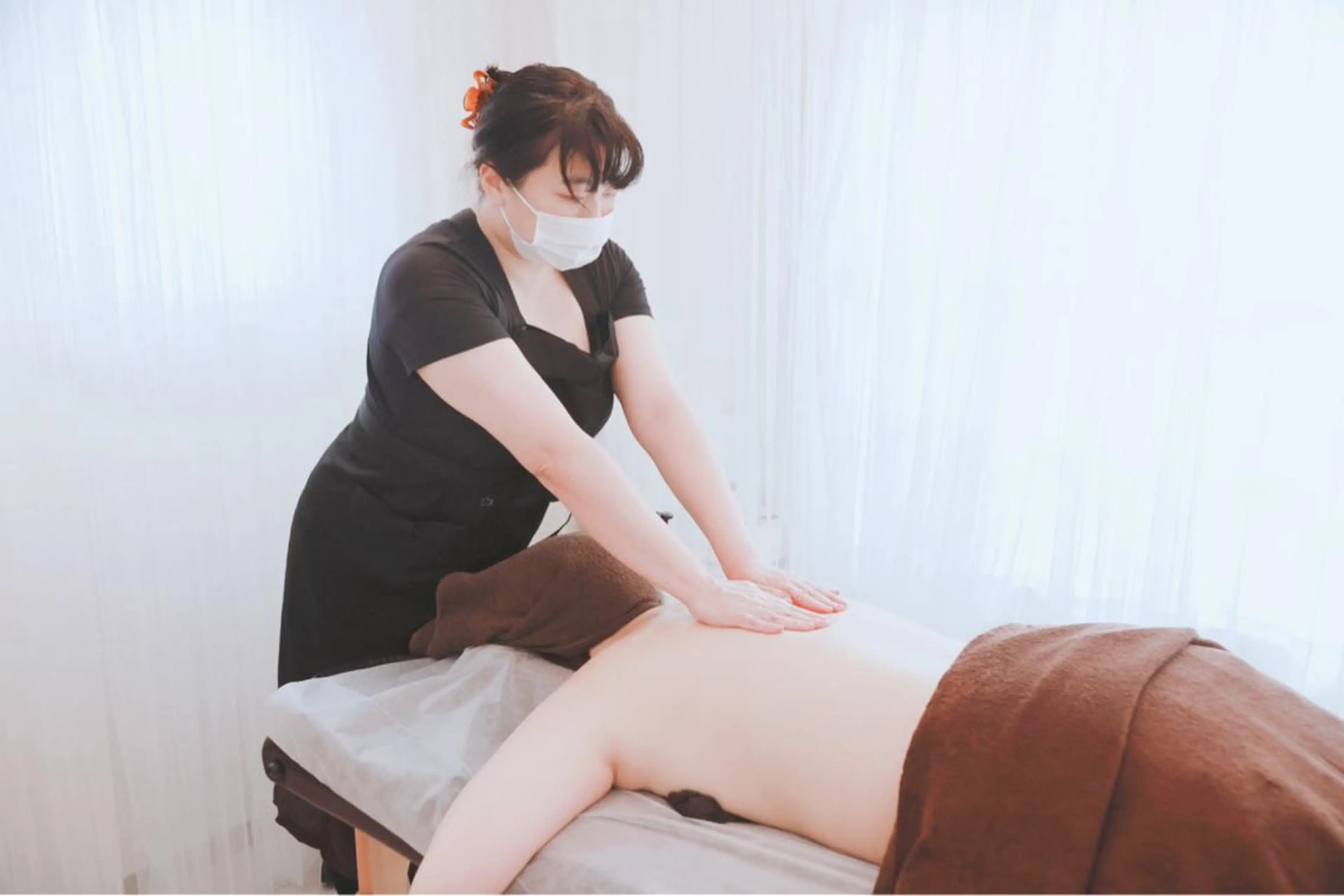 ［全員］(骨盤.方周り調整.疲れ.浅い睡眠の方)アロマ香るリンパドレナージュ＋ドライヘッドスパ90分の写真