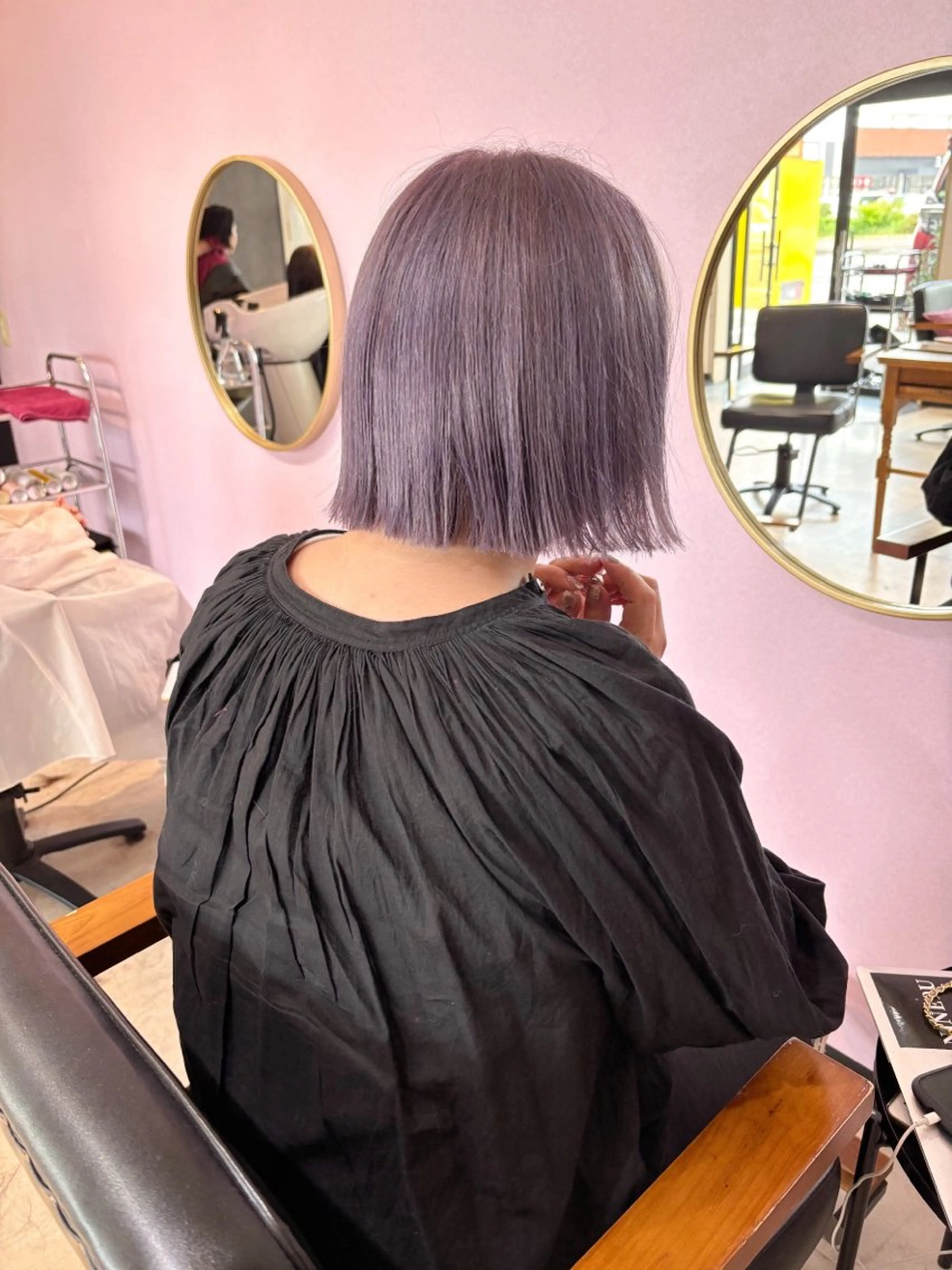 ショート カラー カット ヘアカラー 藤井 貴美子のヘアスタイル