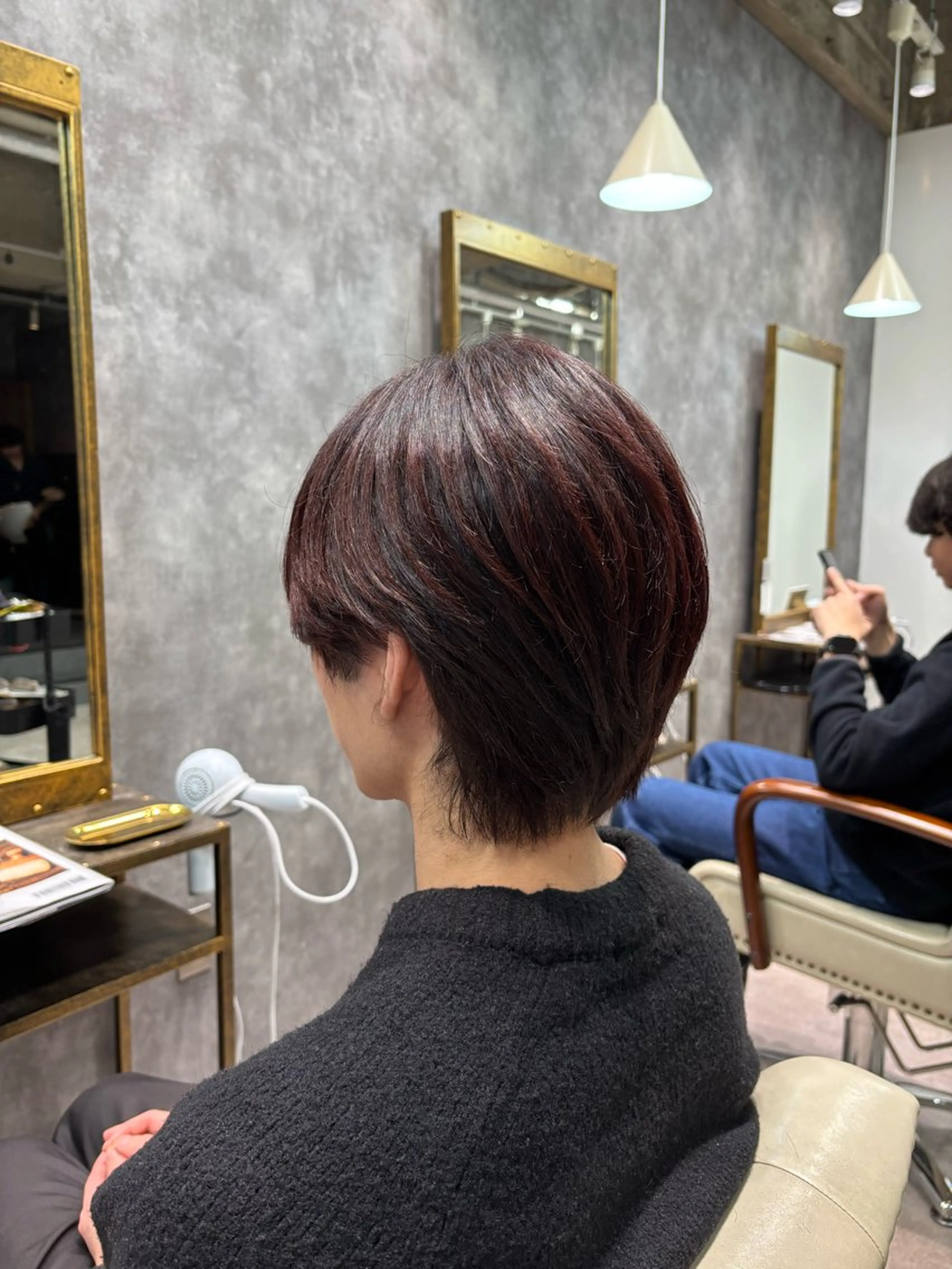 ショート メンズ カット ヘアカラー メンズパーマ／カラー ／矯正/御園京香のヘアスタイル