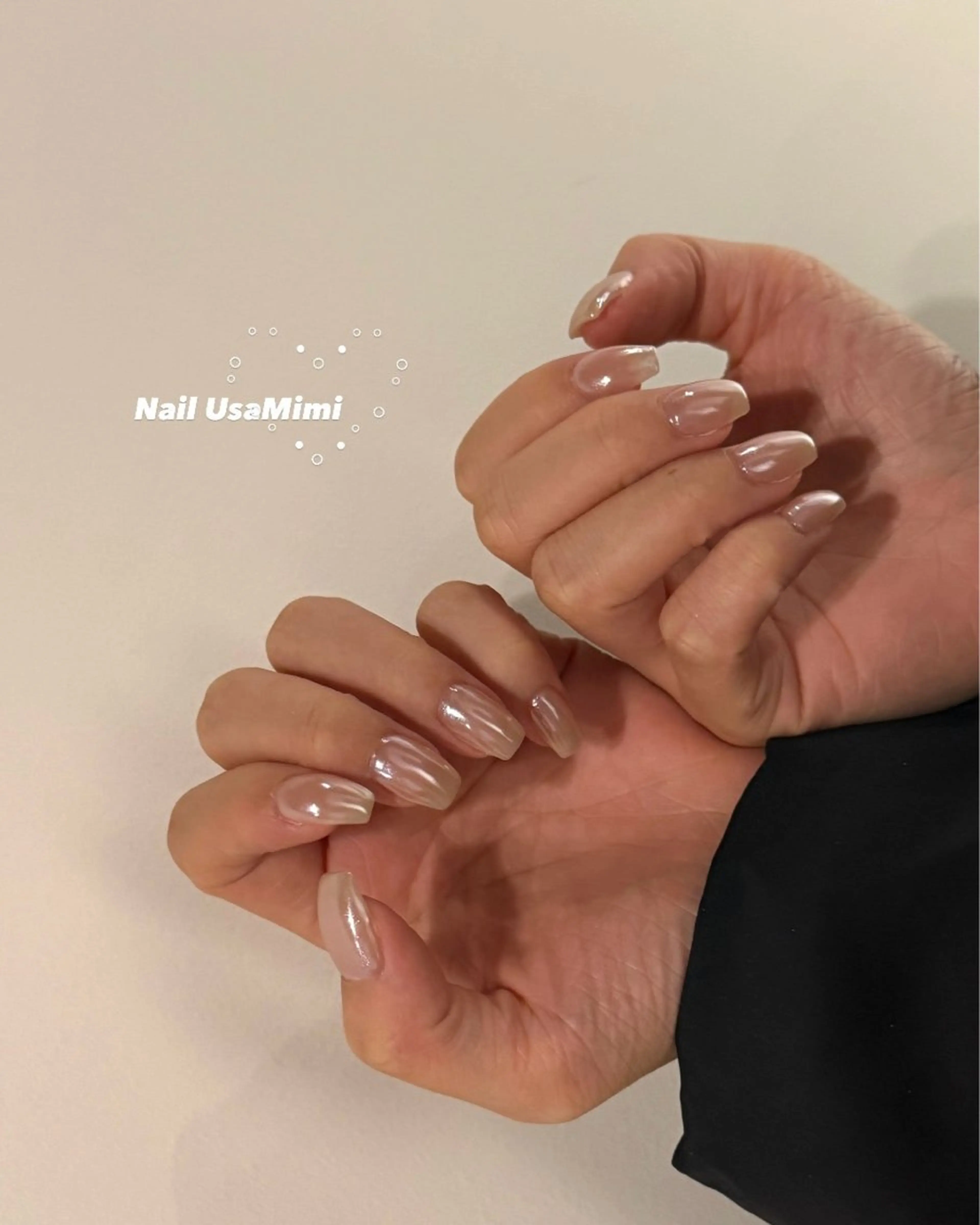 ネイル ジェルネイル 氷ネイル・うるうるネイル 韓国ネイル マグネットネイル ワンホンネイル フットネイル 本町ネイルNail UsaMimiのネイルデザイン