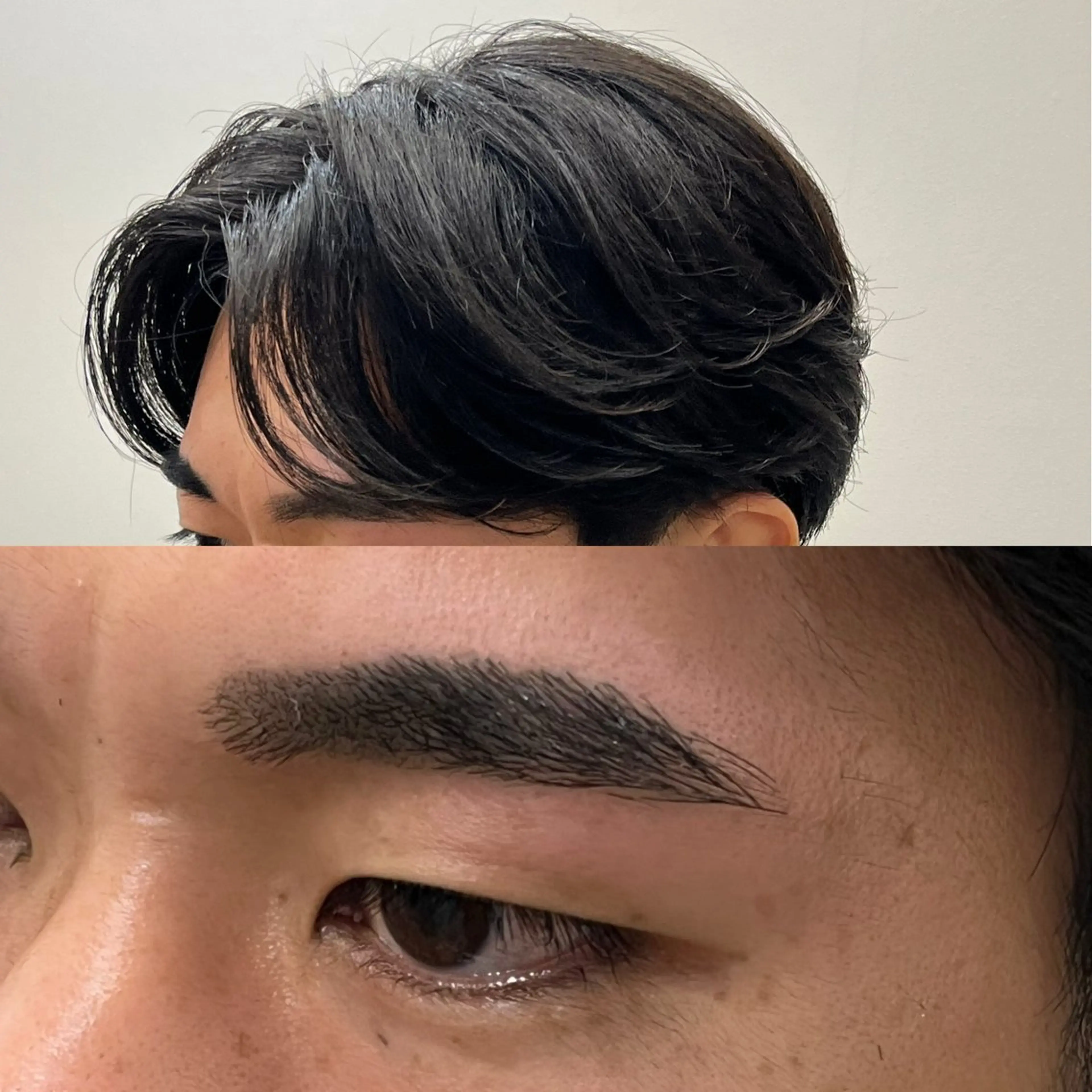 メンズ アイブロウ カット RIKU/似合わせ カット/パーマ🌱のヘアスタイル