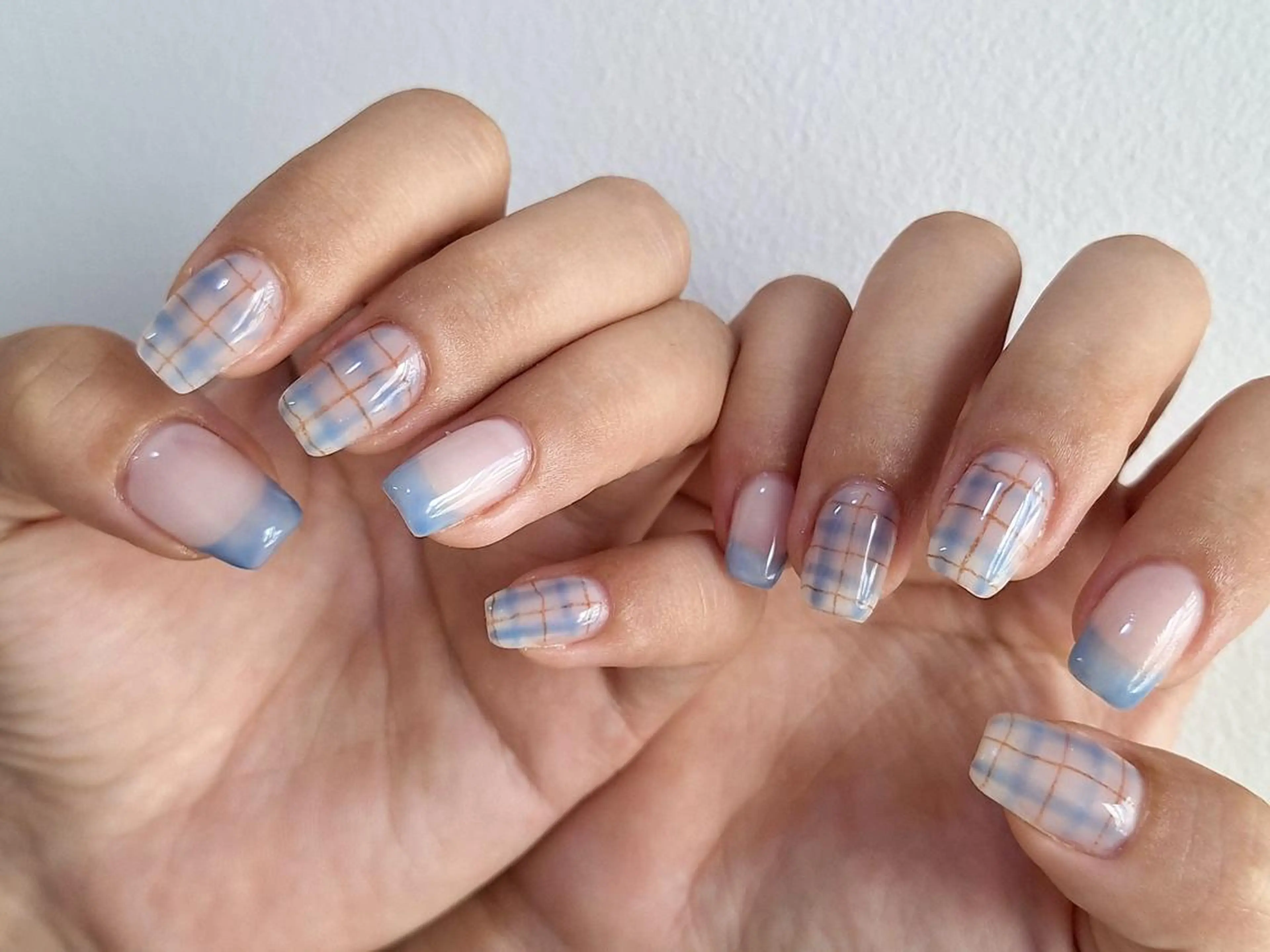 ネイル ジェルネイル 韓国ネイル ニュアンスネイル ワンホンネイル nailstudio eviz新宿店のネイルデザイン