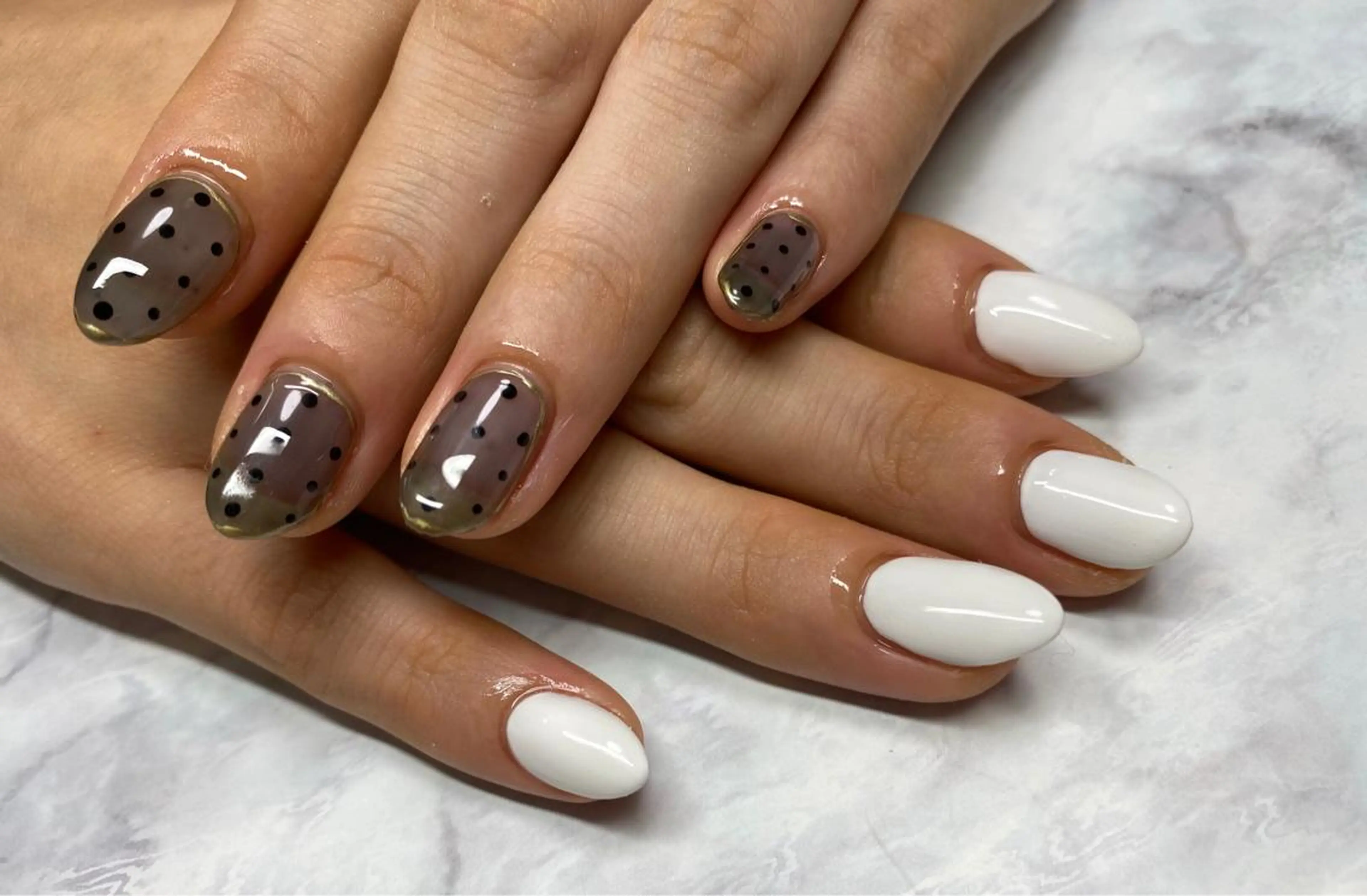 ネイル ハンドネイル Mana‪ ‪·͜· ❤︎‬のネイルデザイン