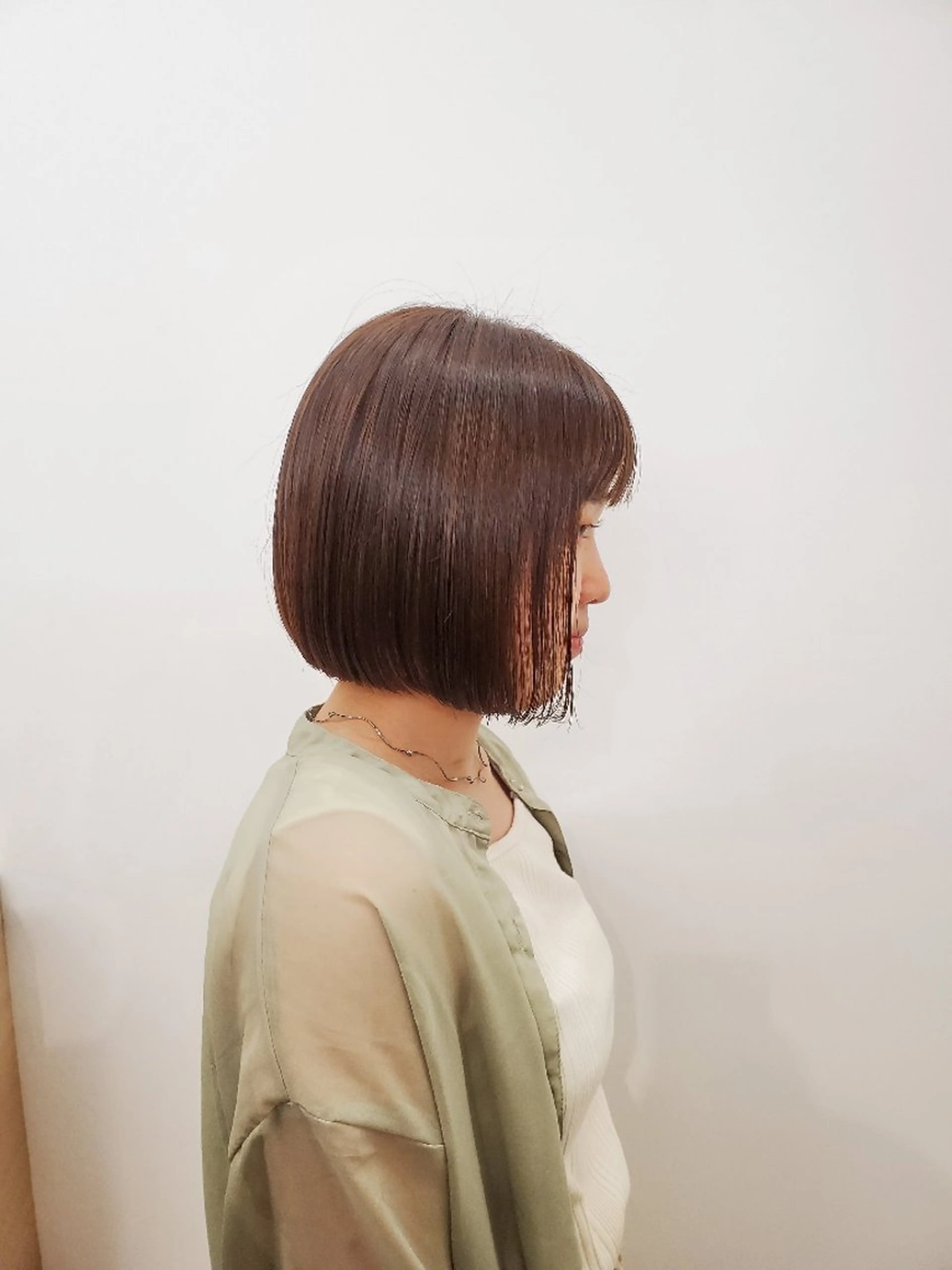 潤い艶カラー(ブリーチなし)+Aujuaトリートメント+カットの写真