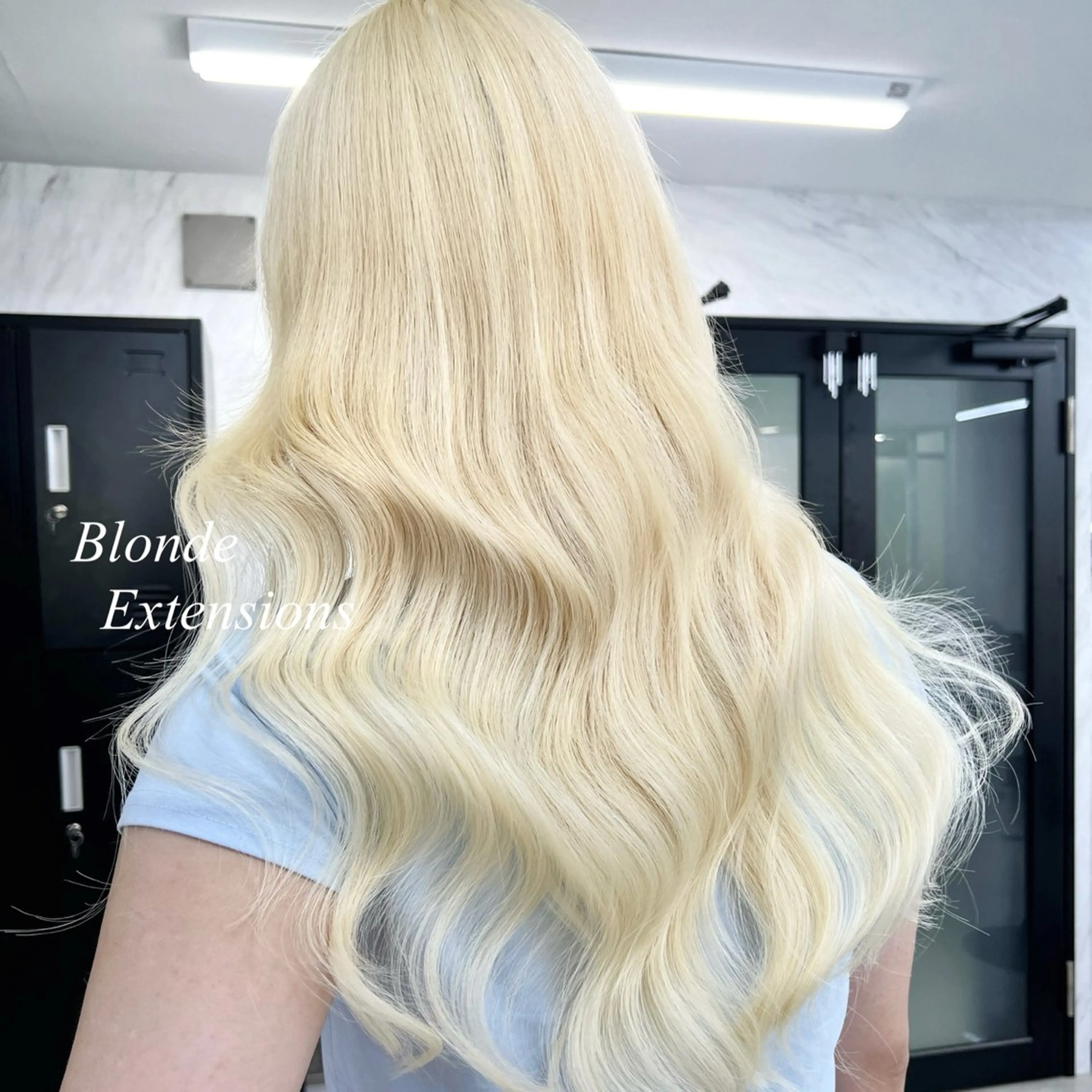 ロング カラー シールエクステ ハイトーンカラー エクステ ヘアカラー エクステ シールエクステ特化 ハイトーン、NANAのヘアスタイル