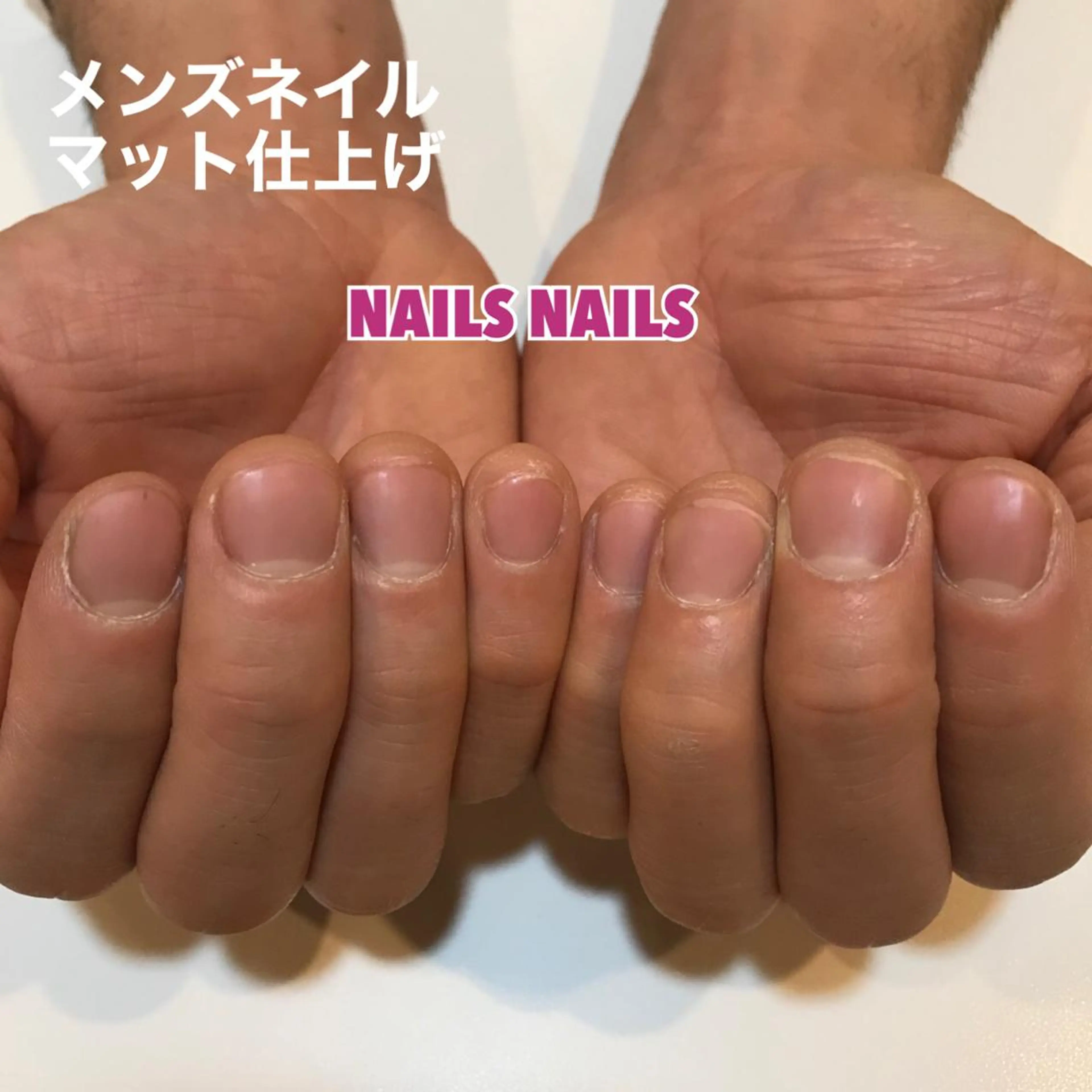 ネイル クリアネイル ジェルネイル マットネイル メンズネイル ハンドネイル NAILSNAILS ERIKAのネイルデザイン