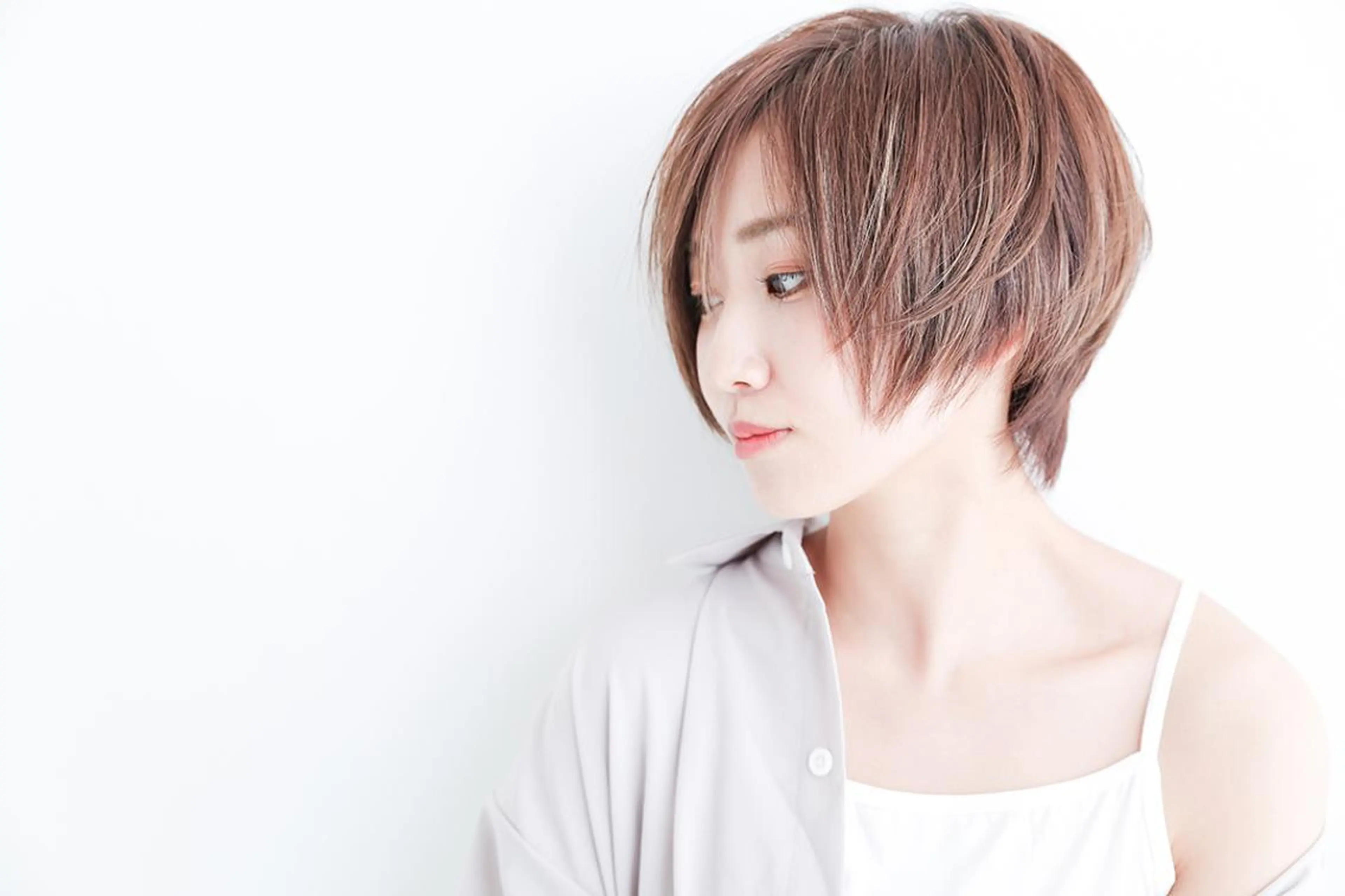 ショート 透明感カラー/ 韓国風🌿RIKOのヘアスタイル