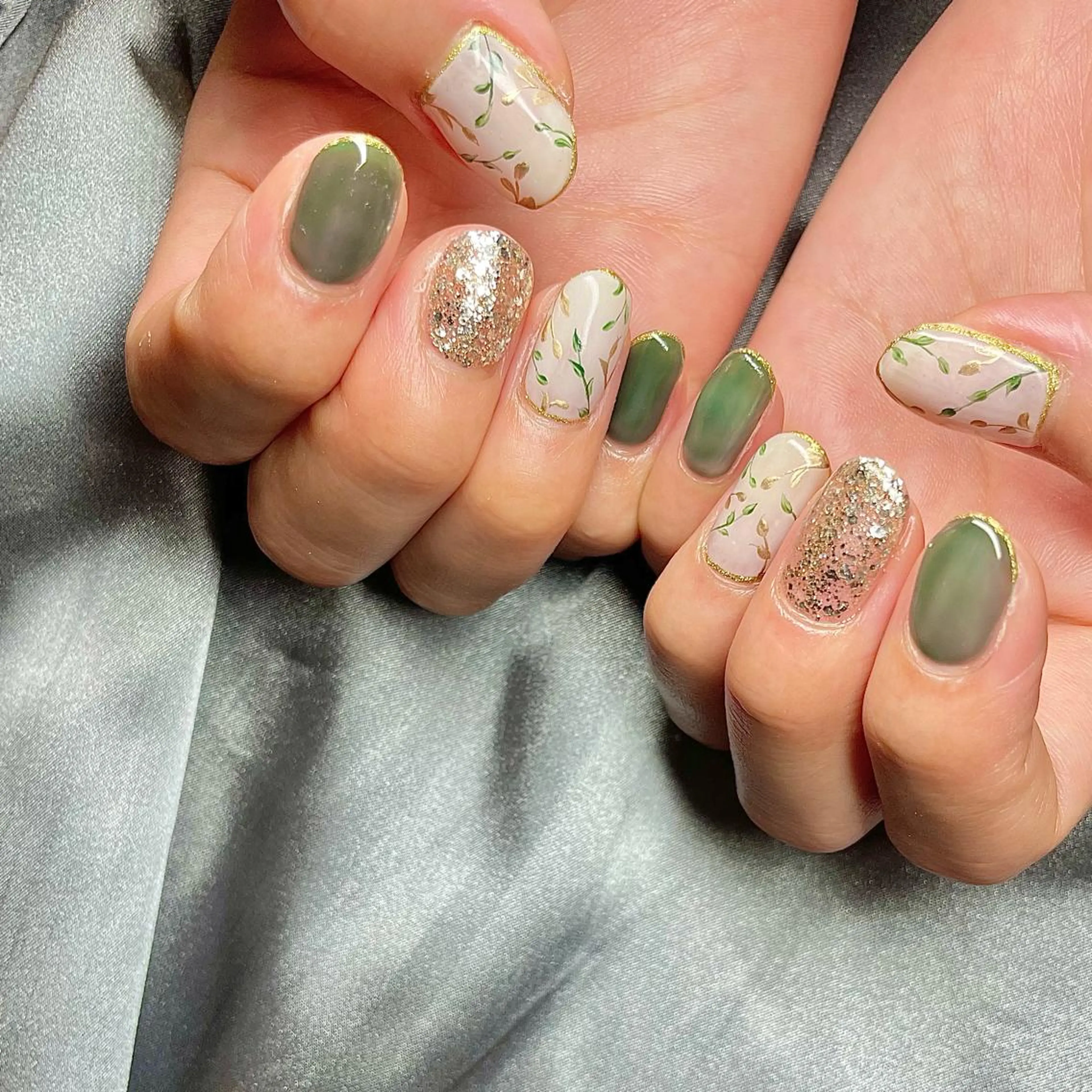 ミディアム カラー パーマ ヘアアレンジ メンズ キッズ ネイル マツエク・マツパ アイブロウ アートネイル ハンドネイル ハンドケア nail&eye Aoのマツエク・マツパデザイン