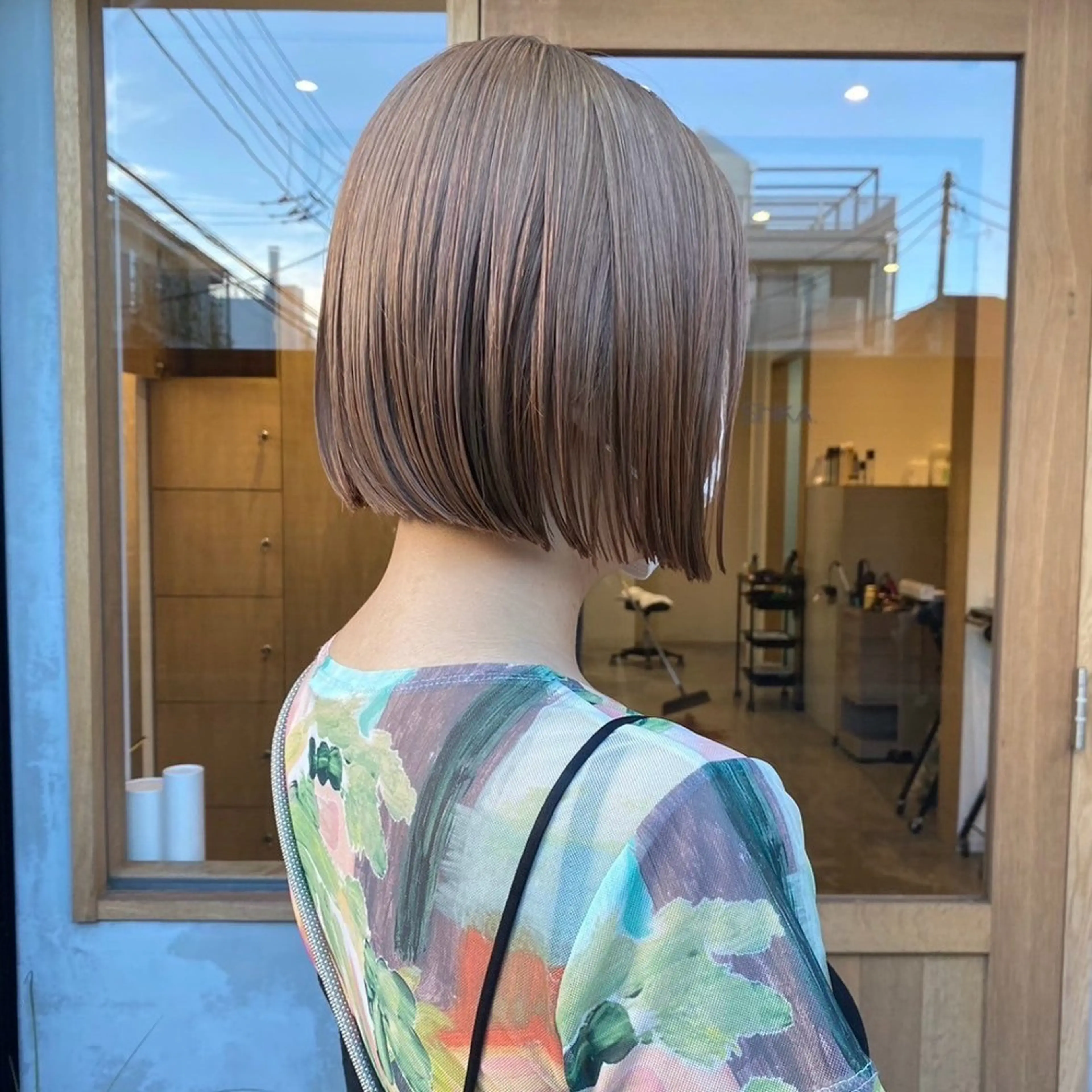 🌿【✨学校帰りにオススメ✨】透明感シアーカラー＋骨格補正小顔カット＋クイックトリートメント🌿の写真