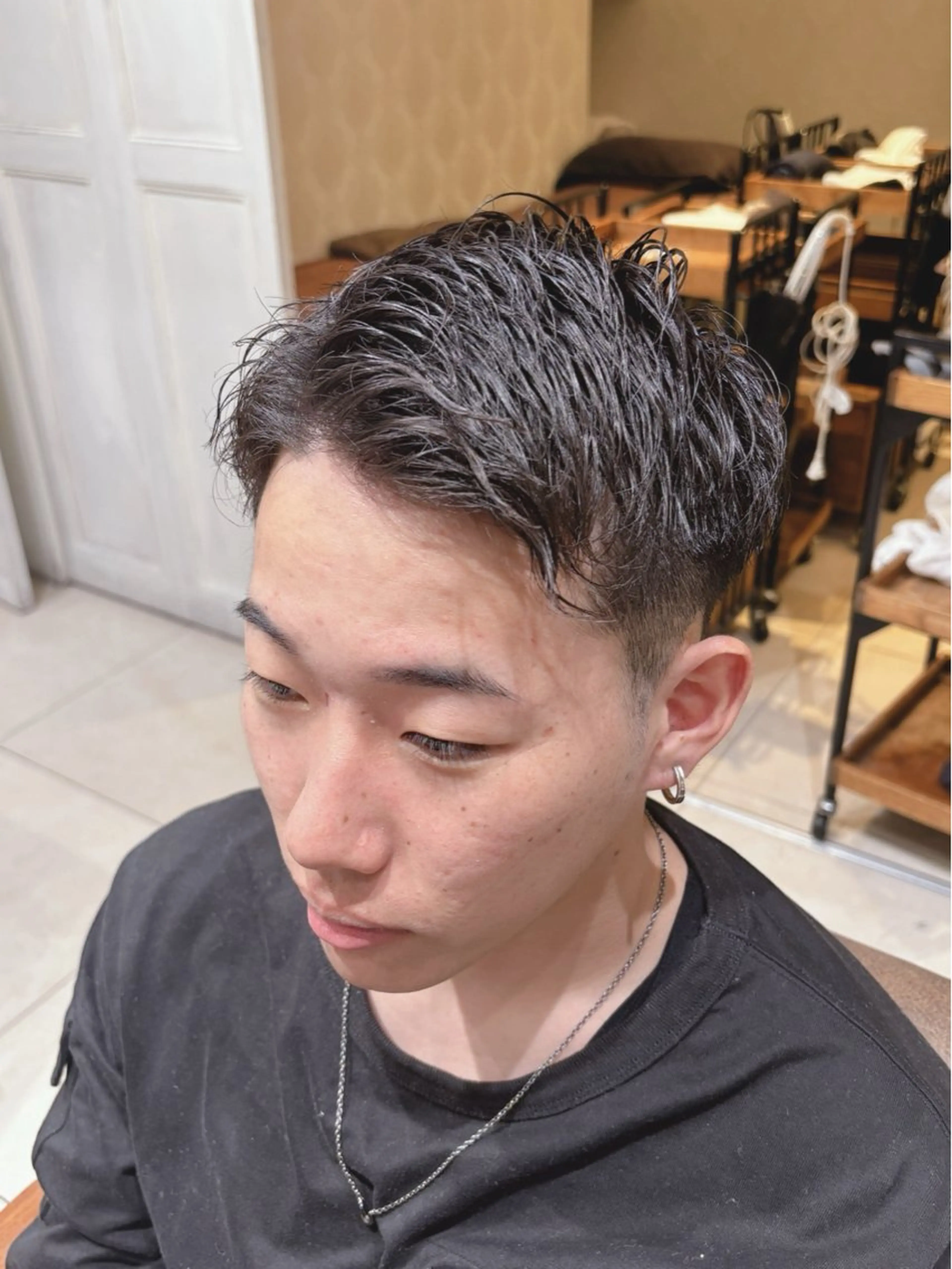 メンズ カット 髪質改善/まつパ👀 himari🌻のヘアスタイル