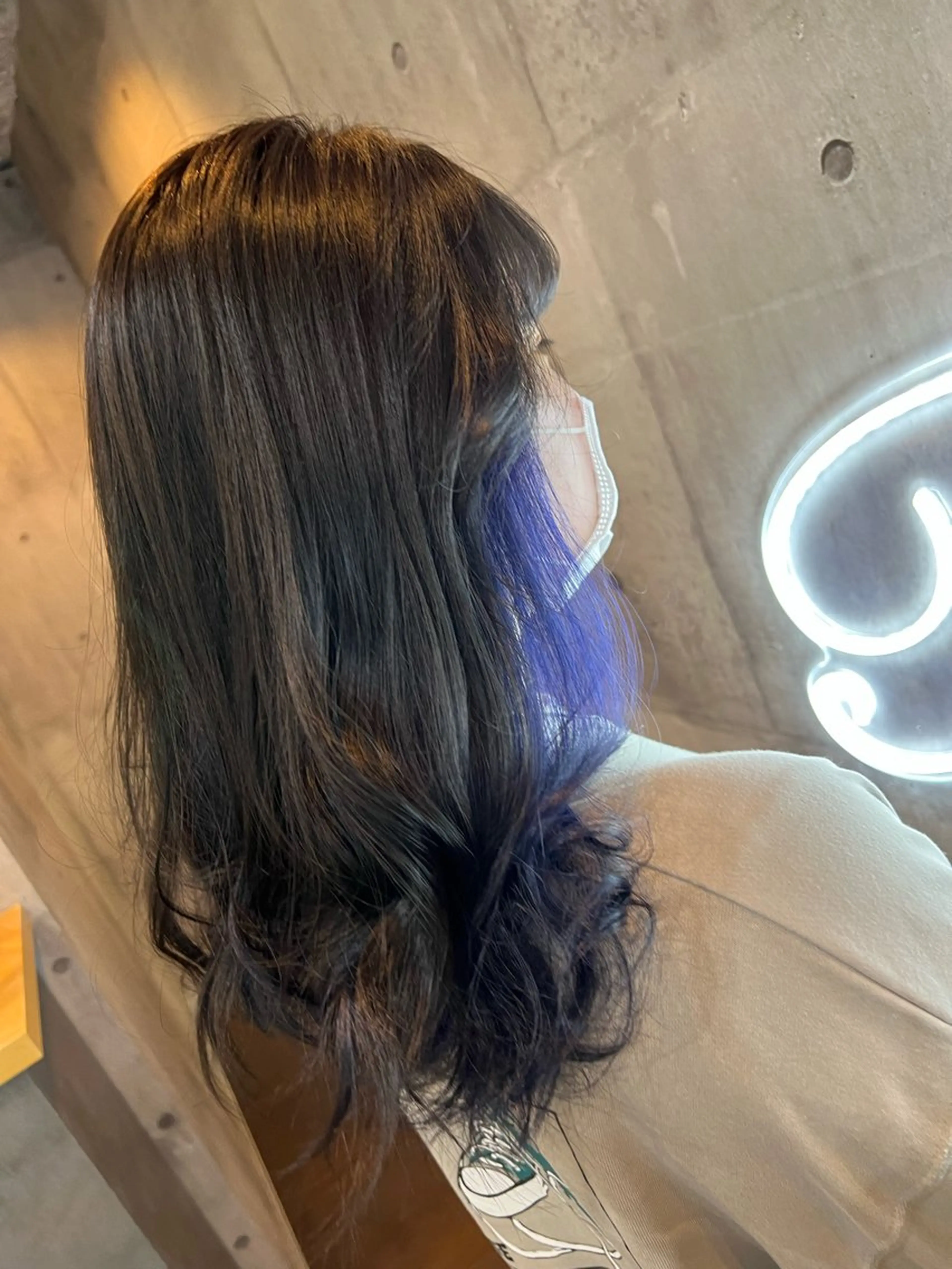 セミロング カラー Kalon Tokyo 高円寺所属・メンズカット パーマ🦋🌧希咲のヘアスタイル