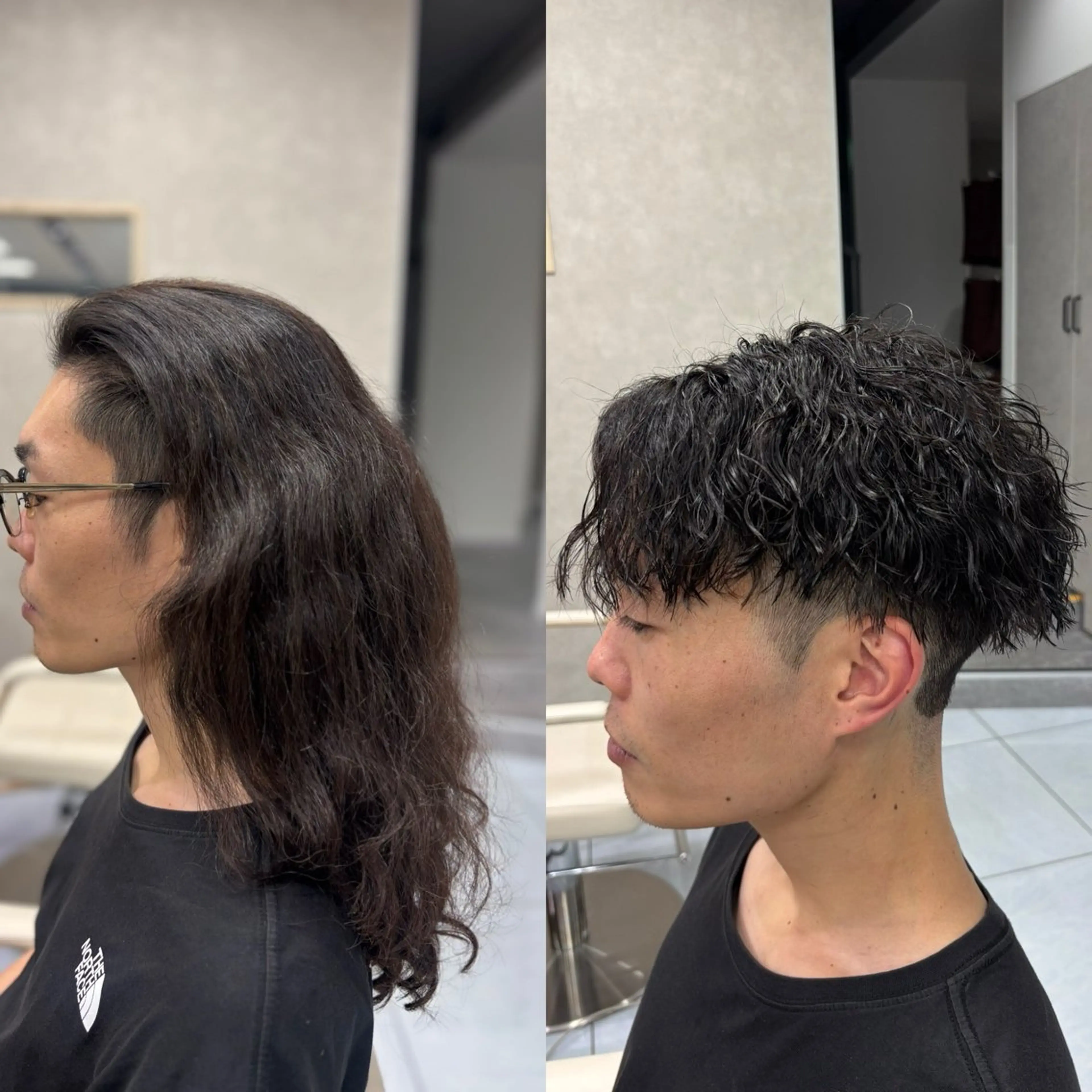 ショート パーマ メンズ カット パーマ メンズ特化韓国風 パーマスタイル/りんのヘアスタイル