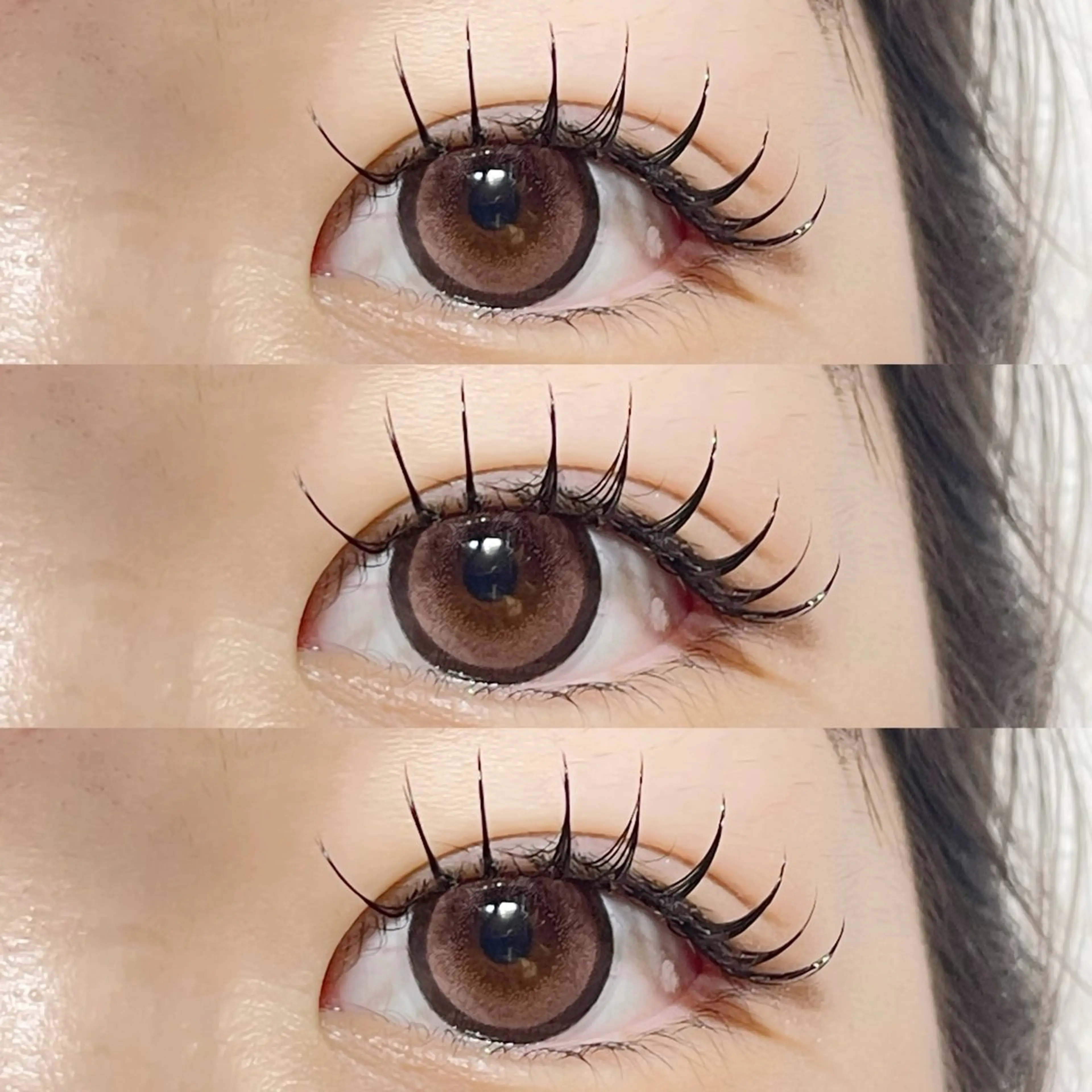 マツエク・マツパ 束感まつ毛 フラットラッシュ NANA Milano所属・yuuka Fのマツエク・マツパデザイン